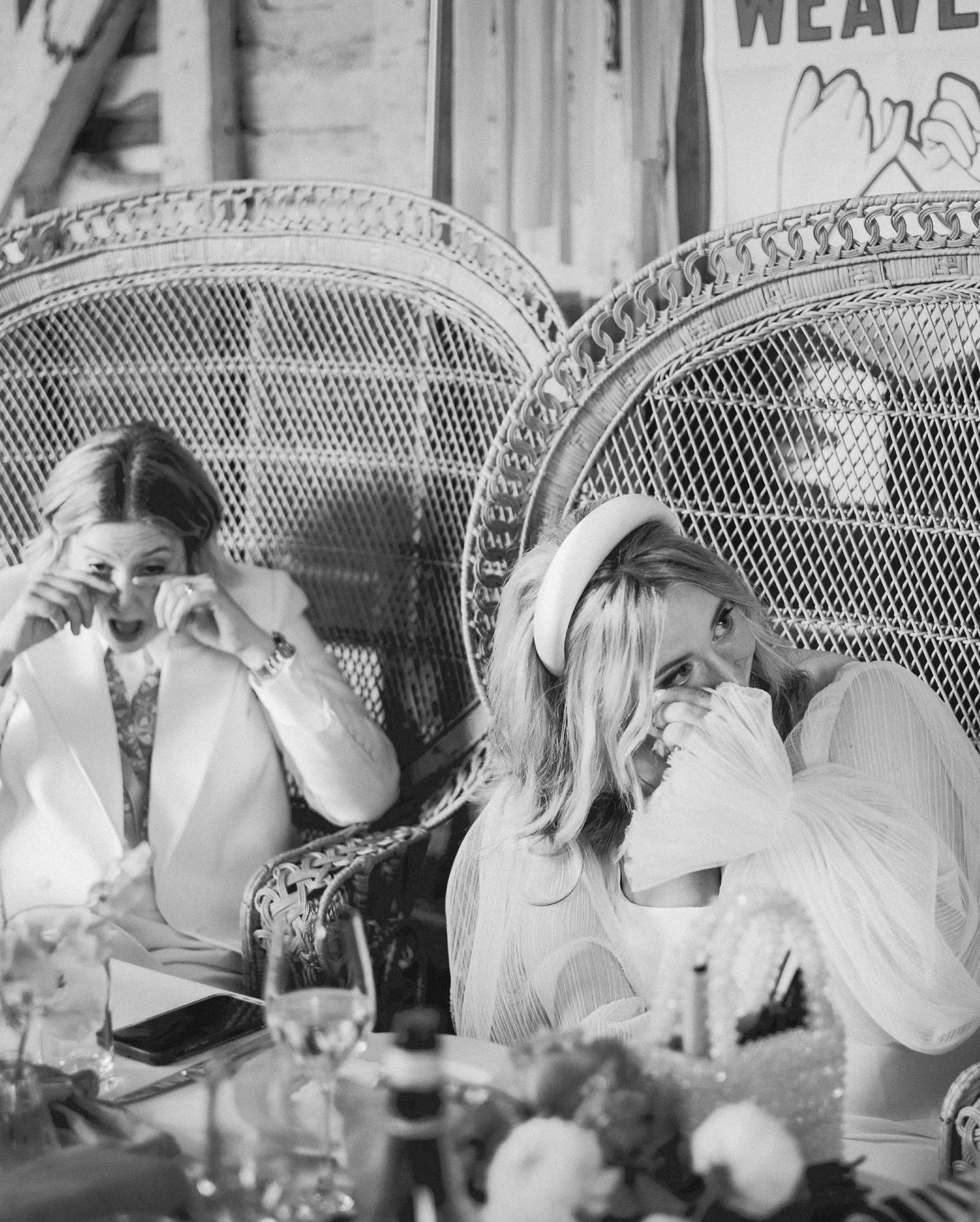 Speeches aren&rsquo;t just formalities - they&rsquo;re little windows into what people feel but don&rsquo;t usually say ❤️

Venue: @henhamweddings 
Holly&rsquo;s Dress: @vagabond_bridal from @heart_aflutter 
Abby&rsquo;s Suit: @kingandallen 
MUA: @ma
