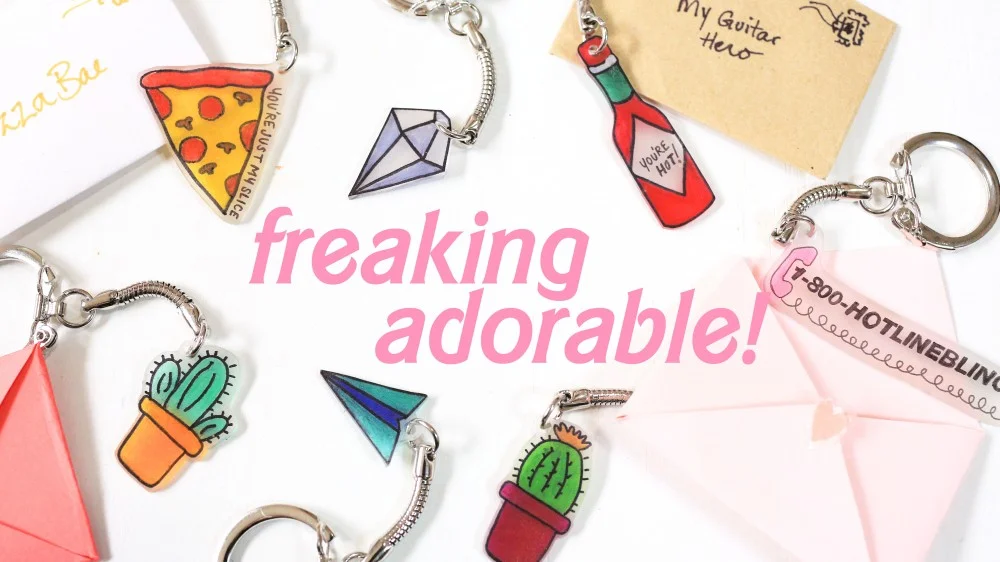 Shrinky Dink Photo Keychain 2025