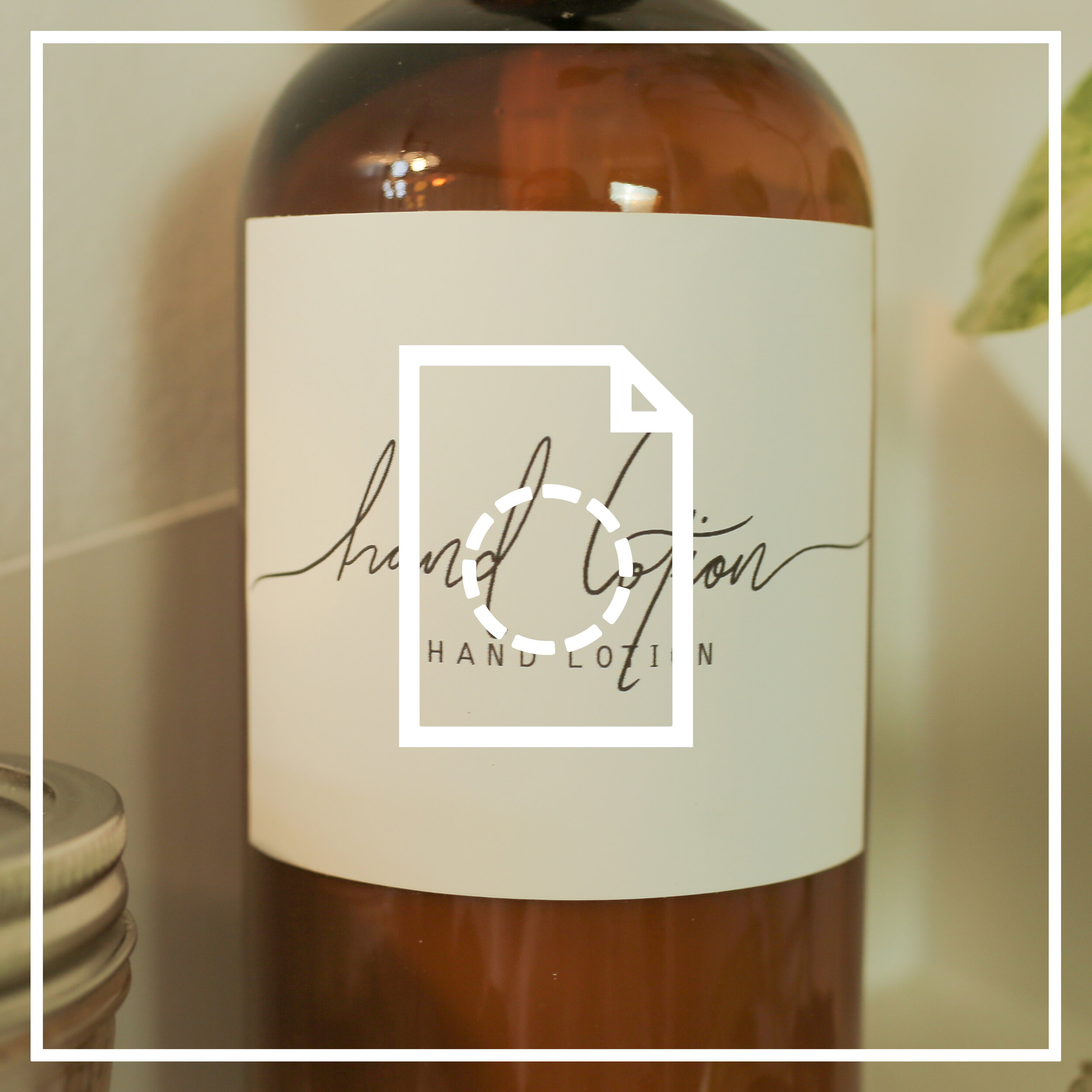 BOTTLE LABEL TEMPLATE (SCRIPT THEME) — The Sorry Girls Within Template For Bottle Labels
