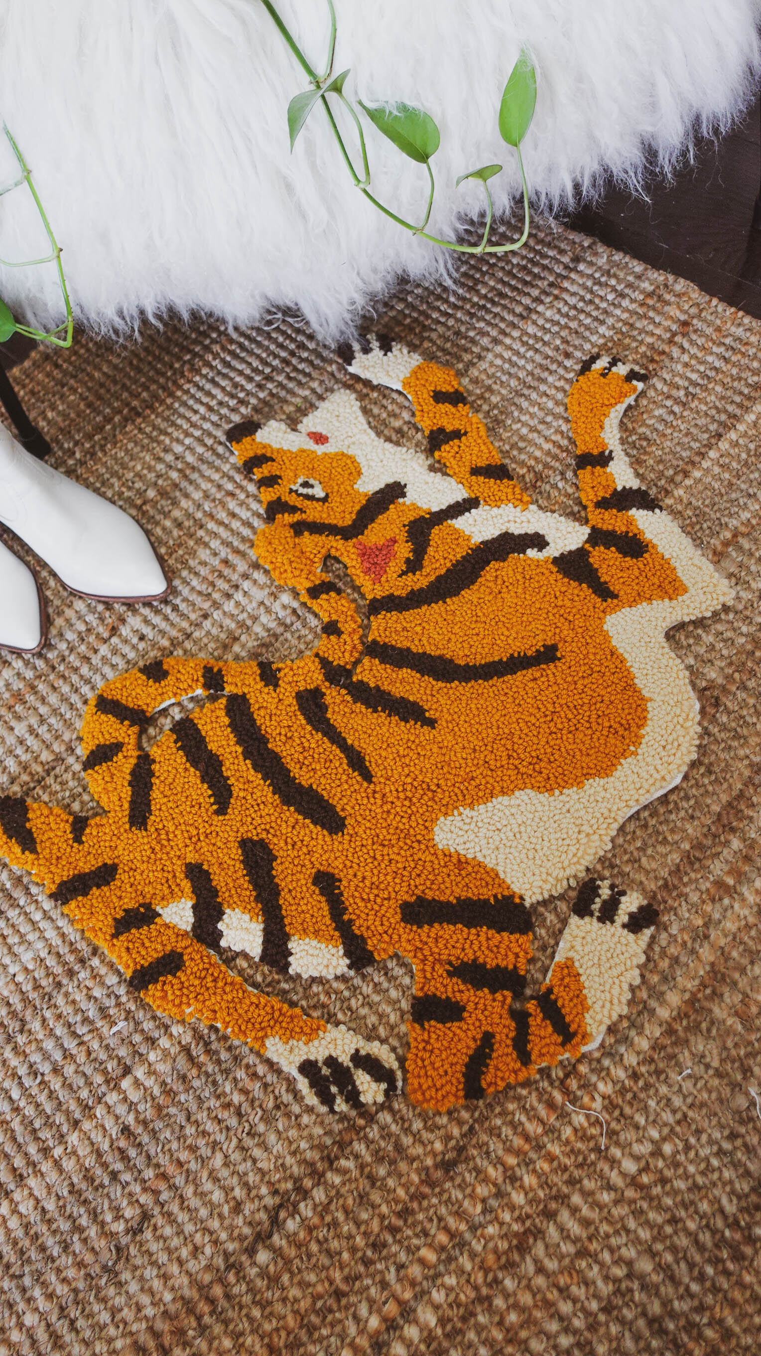 Punch Needle Tiger Template The Sorry Girls