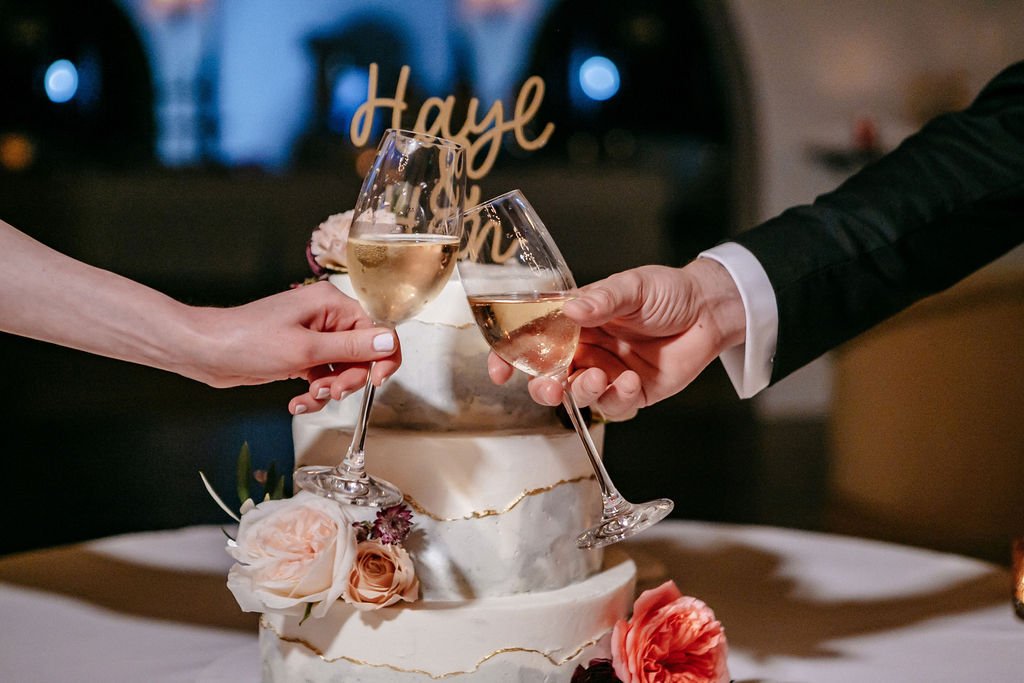Cheers Floral Cake