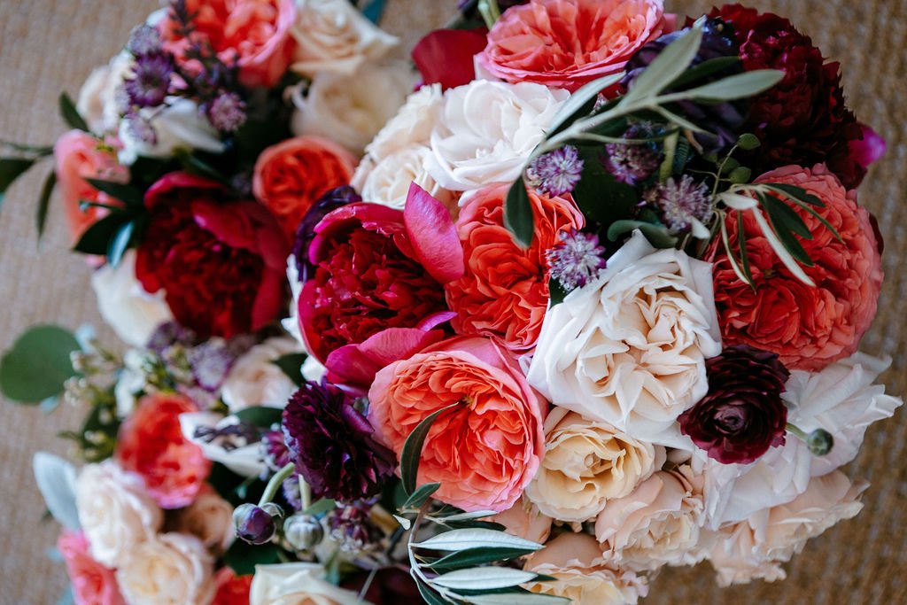 Bouquets with Peonies &amp; Garden Roses