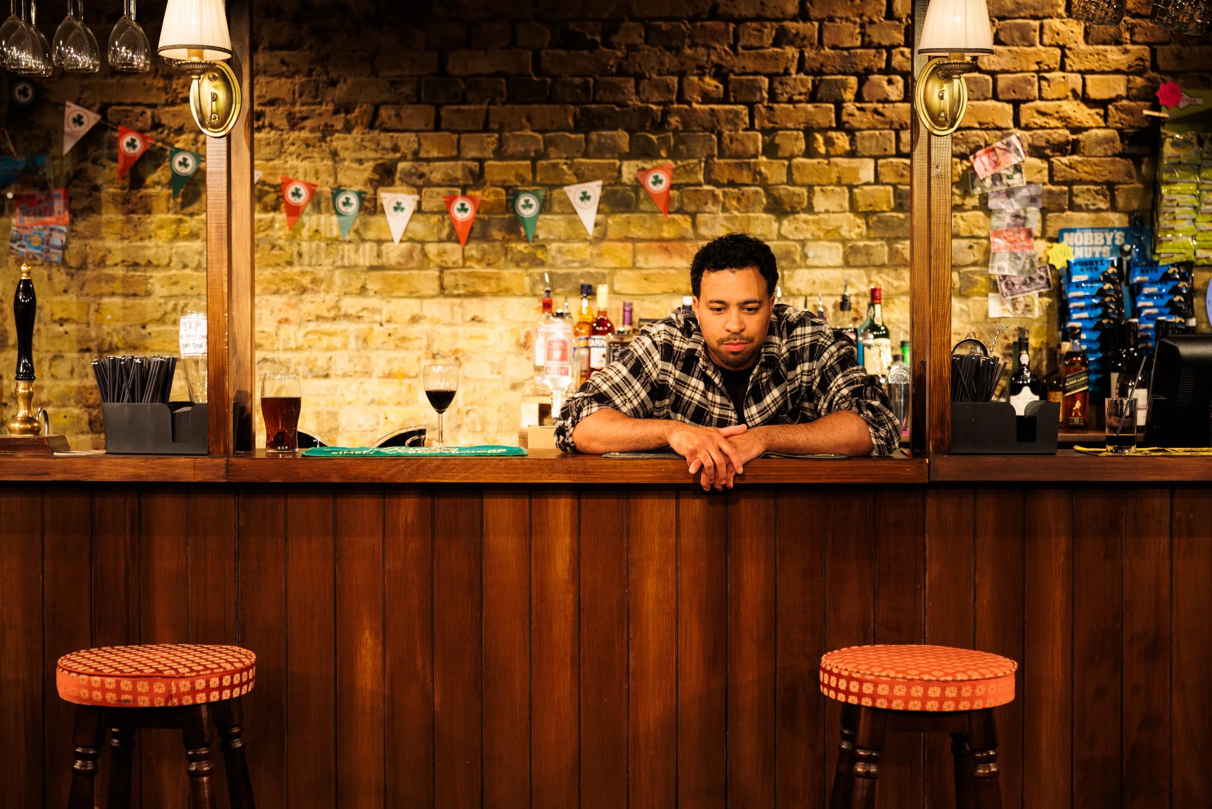 Aaron Anthony (Valentine) in _Heart Wall_ at Bush Theatre. Photo credit Harry Elletson. -131.jpg