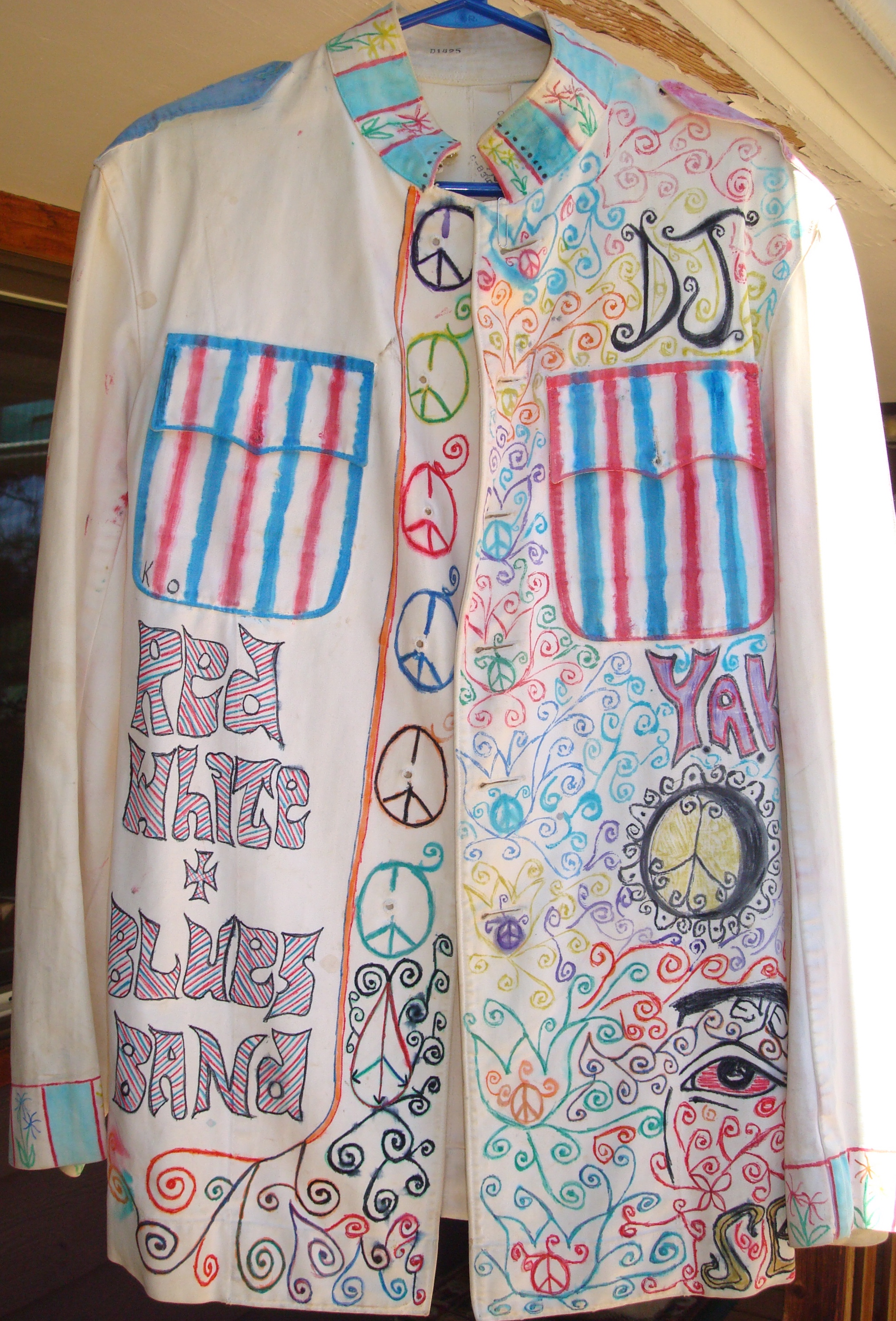 My MV jacket painted by Kris O. for the RW&BB.