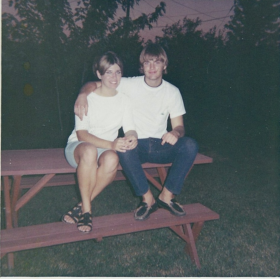 Late June 68 right after we met.