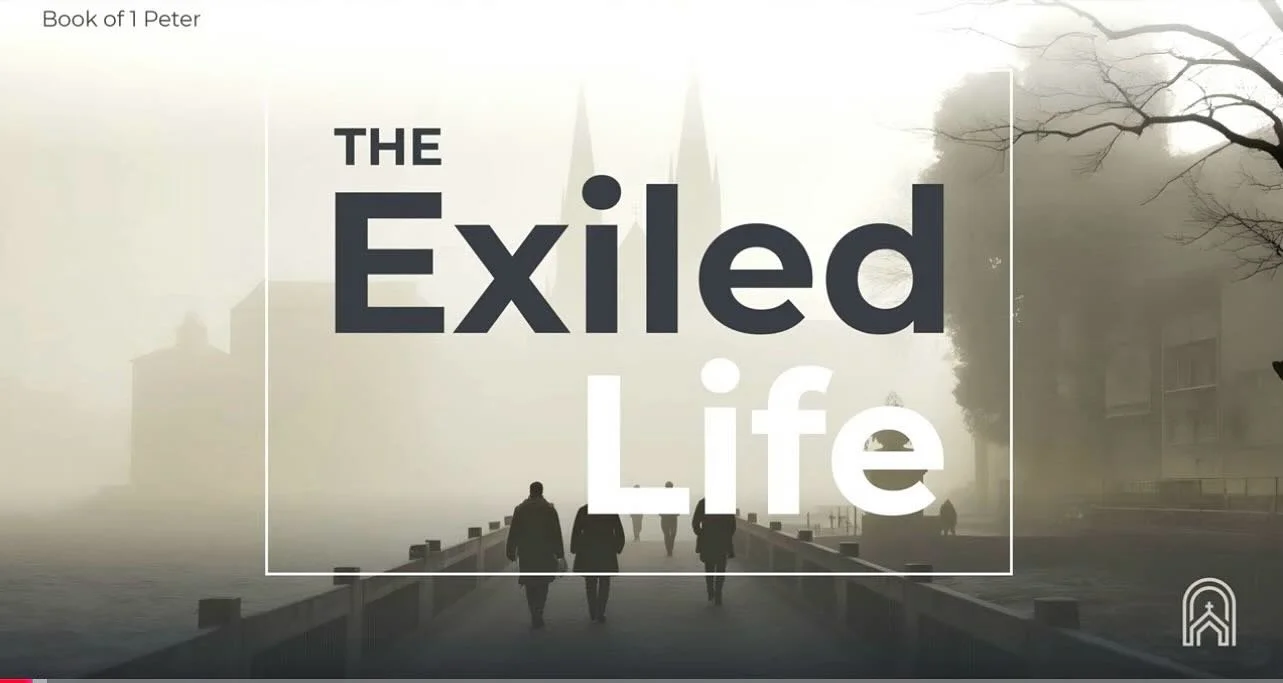 This morning our church began a new sermon series on 1 Peter - a book all about Jesus-followers living as exiles in our present fallen world. What a fitting text considering the events of this past week. 

Below is my closing prayer offered this morn