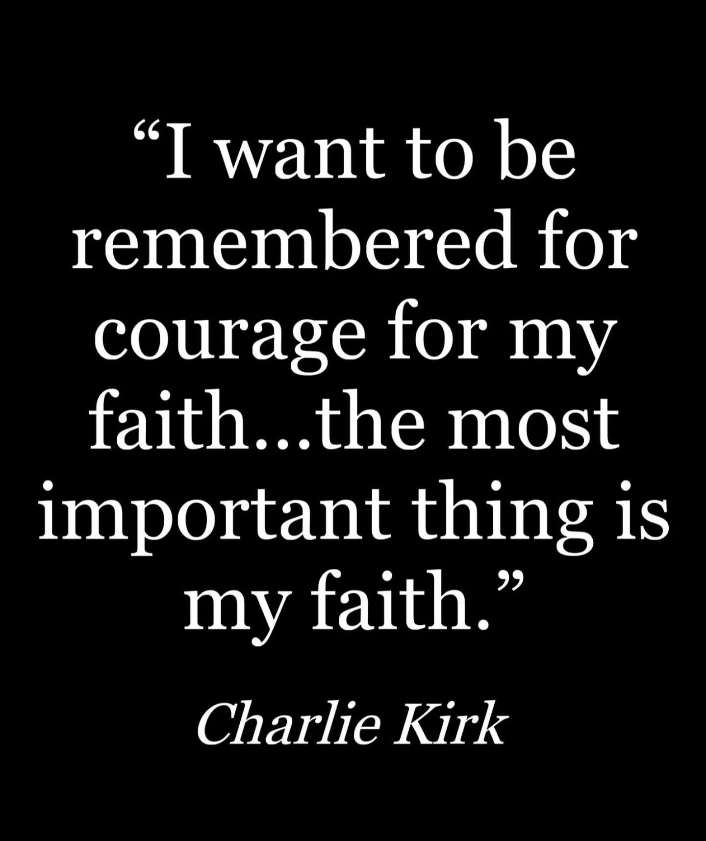 I didn&rsquo;t know Charlie Kirk personally and yet it is difficult to not to keep thinking about this terrible Wednesday. 

This was the guy many of us borrowed courage from &amp; now he is gone. Taken from his family because he had the courage to i