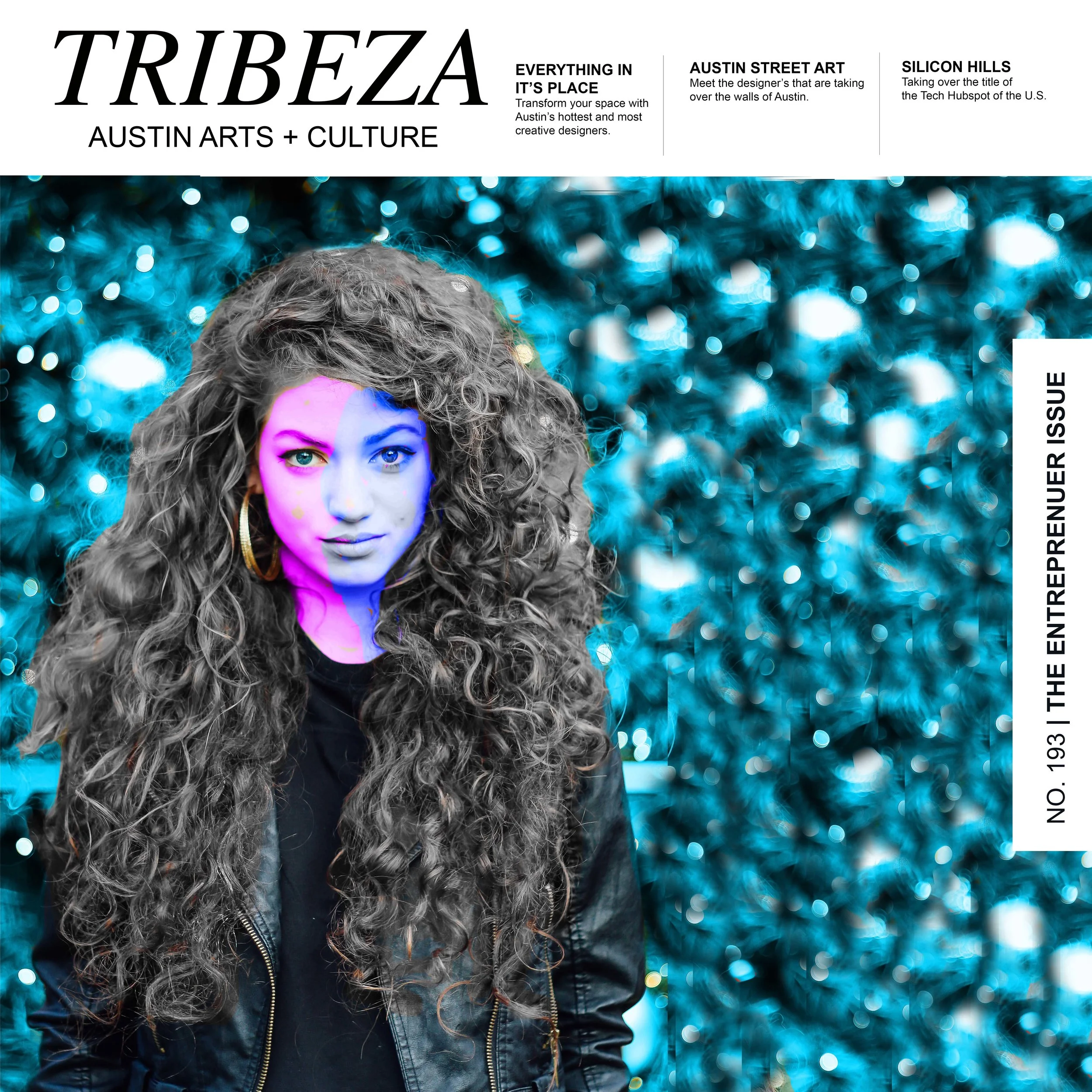 Tribeza Magazine Cover Design