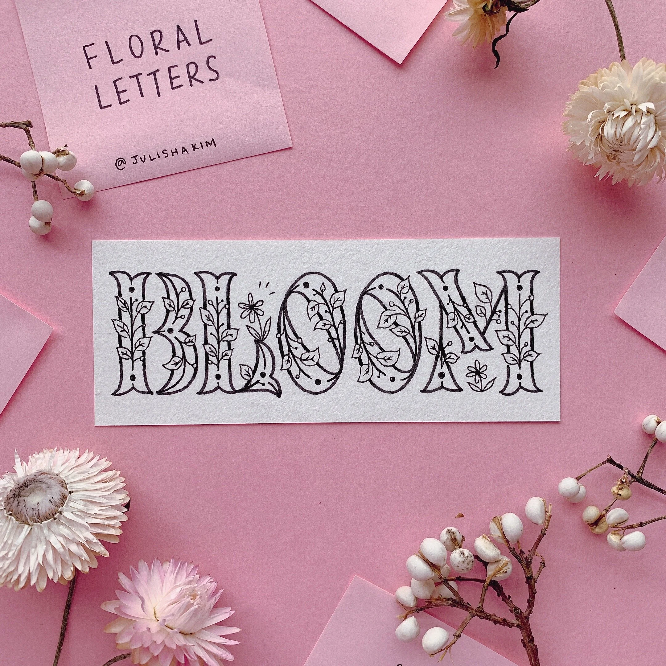 Floral Letters