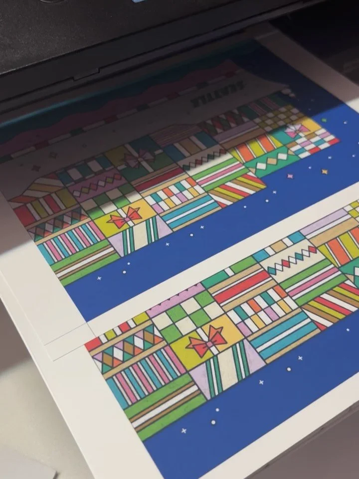 Something about watching my art getting printed makes me so happy 😌🎨💝

#RenegadeCraftFair #SmallBusiness #SmolArtist