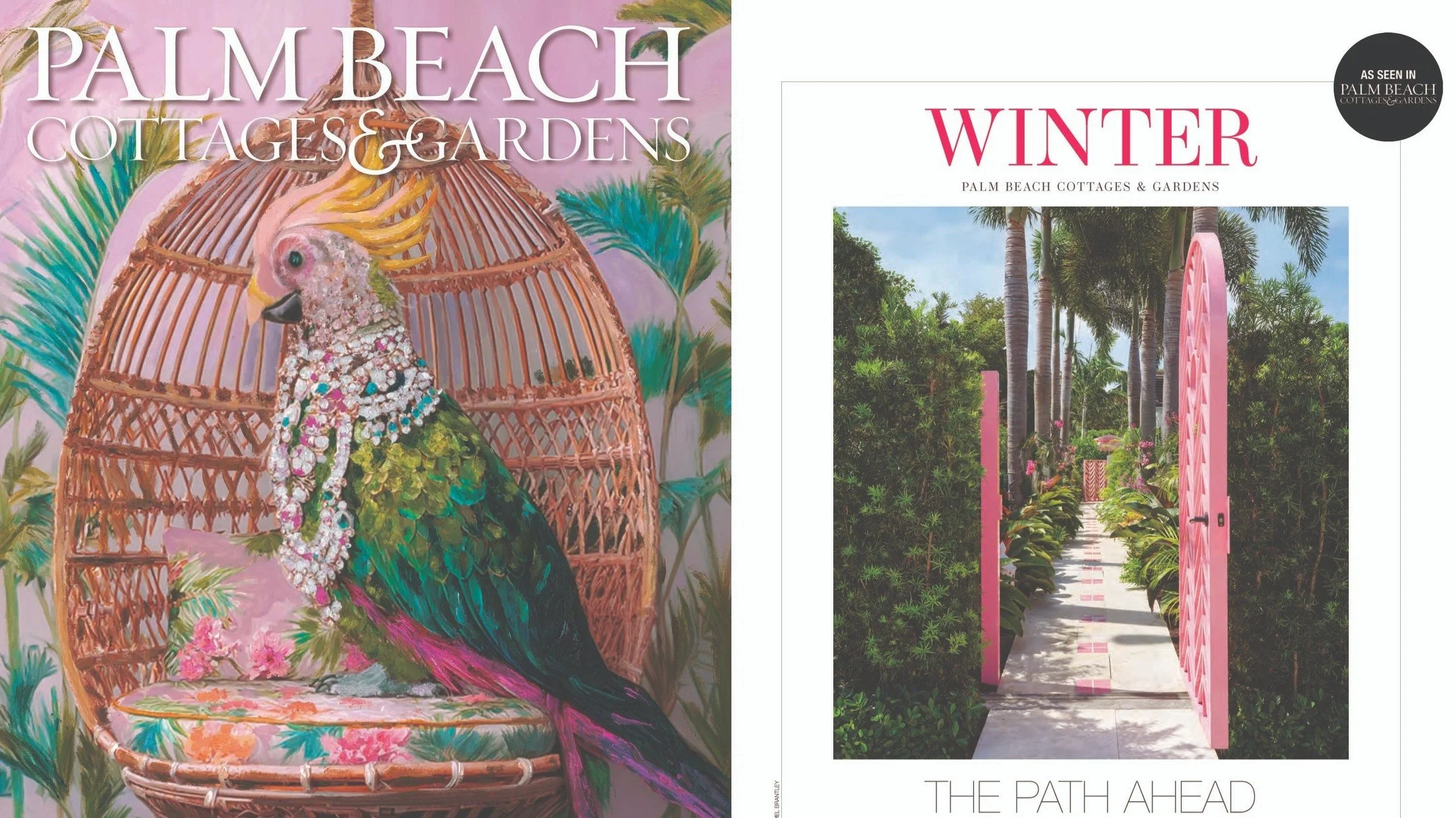 Starting 2026 off with some tropical delight 🌴🌺🦜: Our El Cid, West Palm Beach "Casa Aves" project as featured in @cottagesgardens. Thank you to @harrietmayspowell and @davidmasello for your piece on this fun collaboration with @billycegl