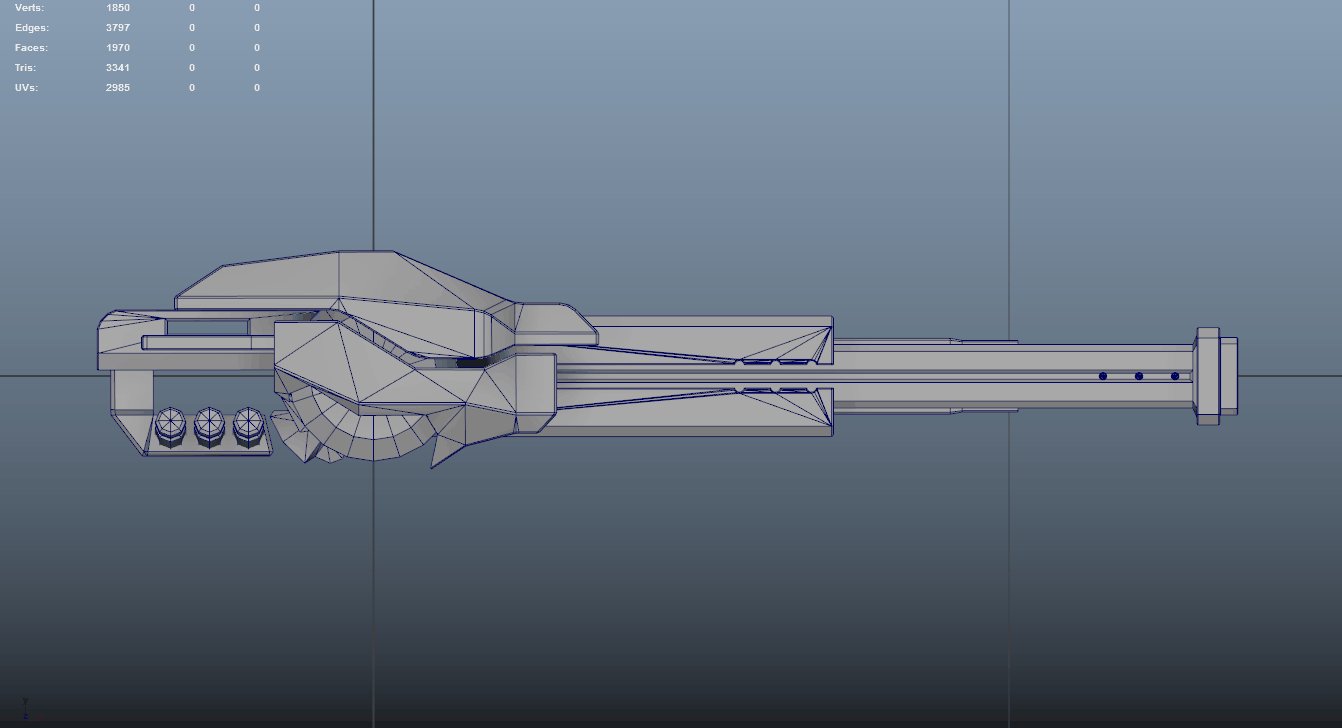 An idle animation for when the weapon is out, but not being used.