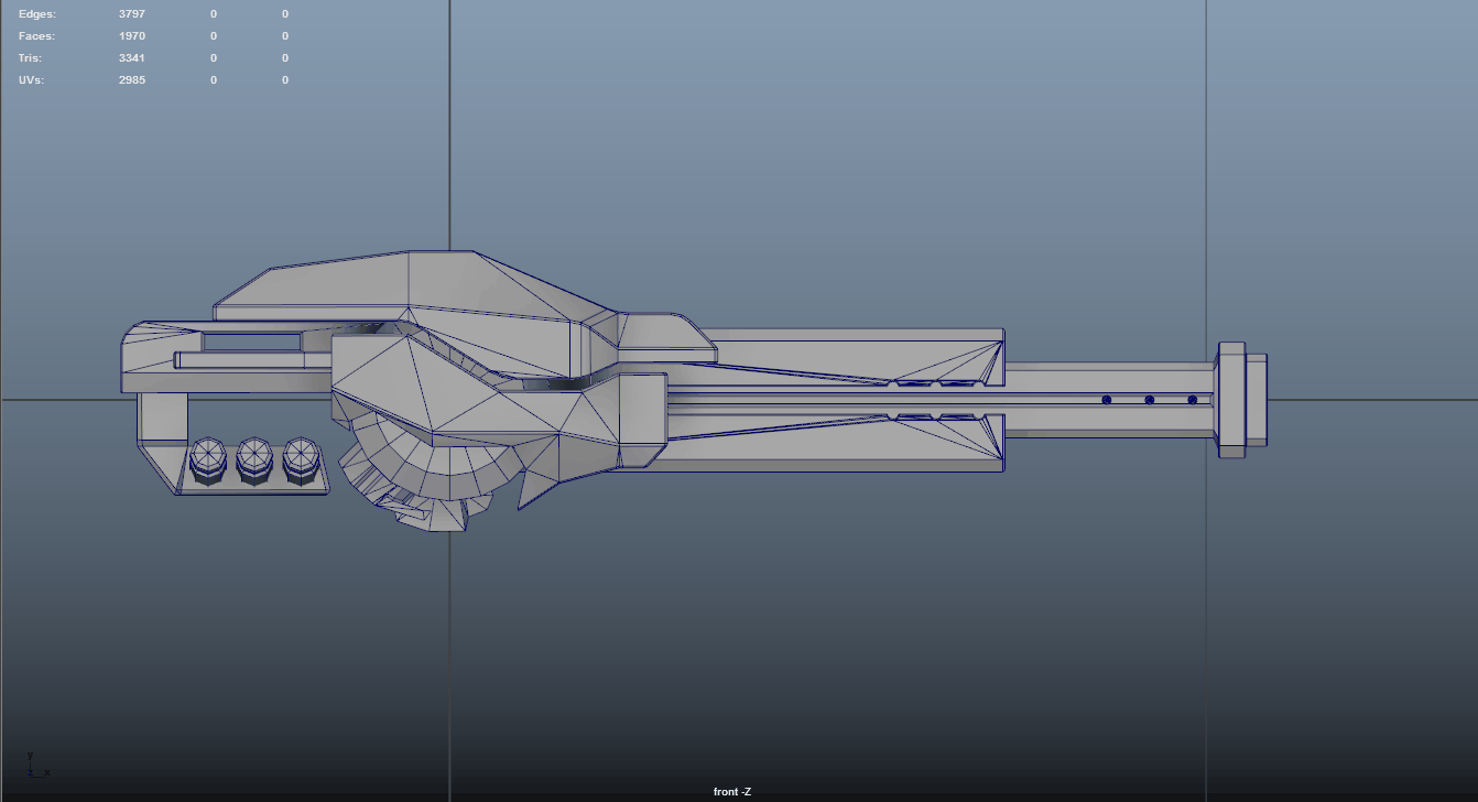 Looping fire animation for the lazer.