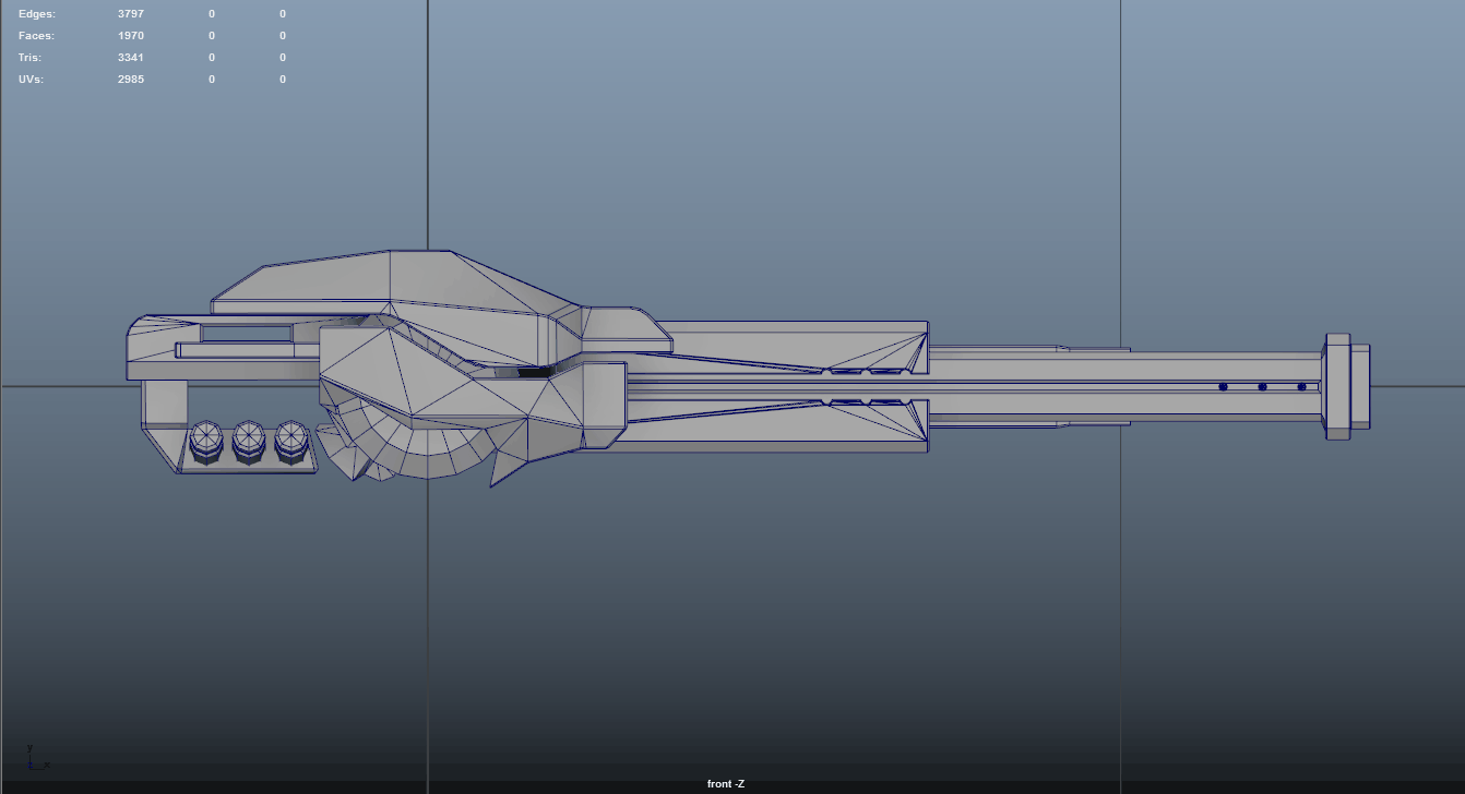 Primary fire animation.