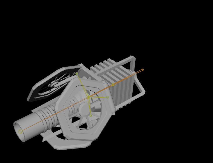 I also worked on the overheat particle effects for each of our weapons and a floating dust particle effect and modified the steam particle that Connor had done earlier. This was a really fun and great learning process purely just around how powerful cascade is and what I can do particle effects.