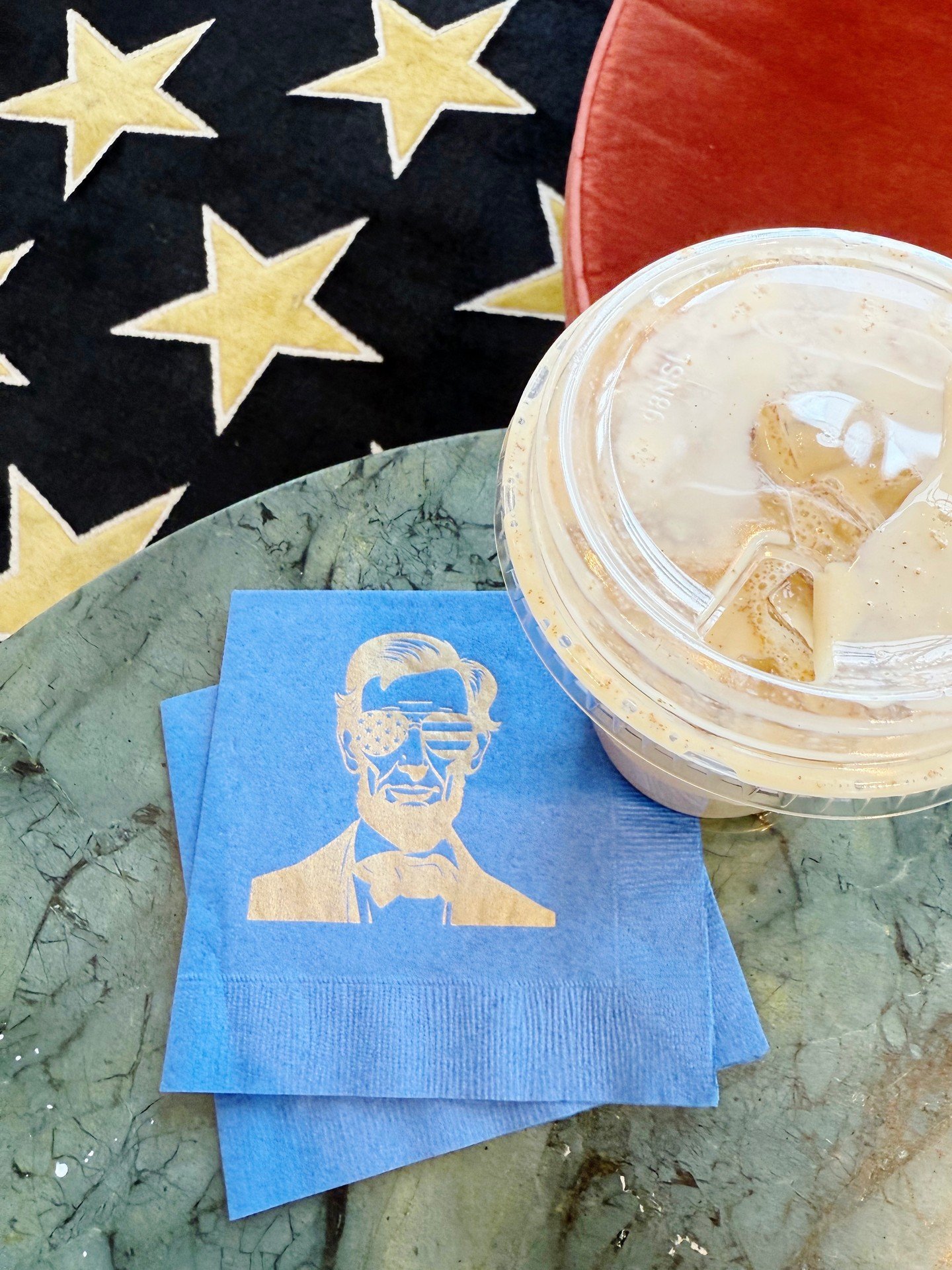 More like BABE-raham Lincoln amiright?? 😂 Grab these in my shop! 🎩 #honestabe #baberahamlincoln #4thofjuly