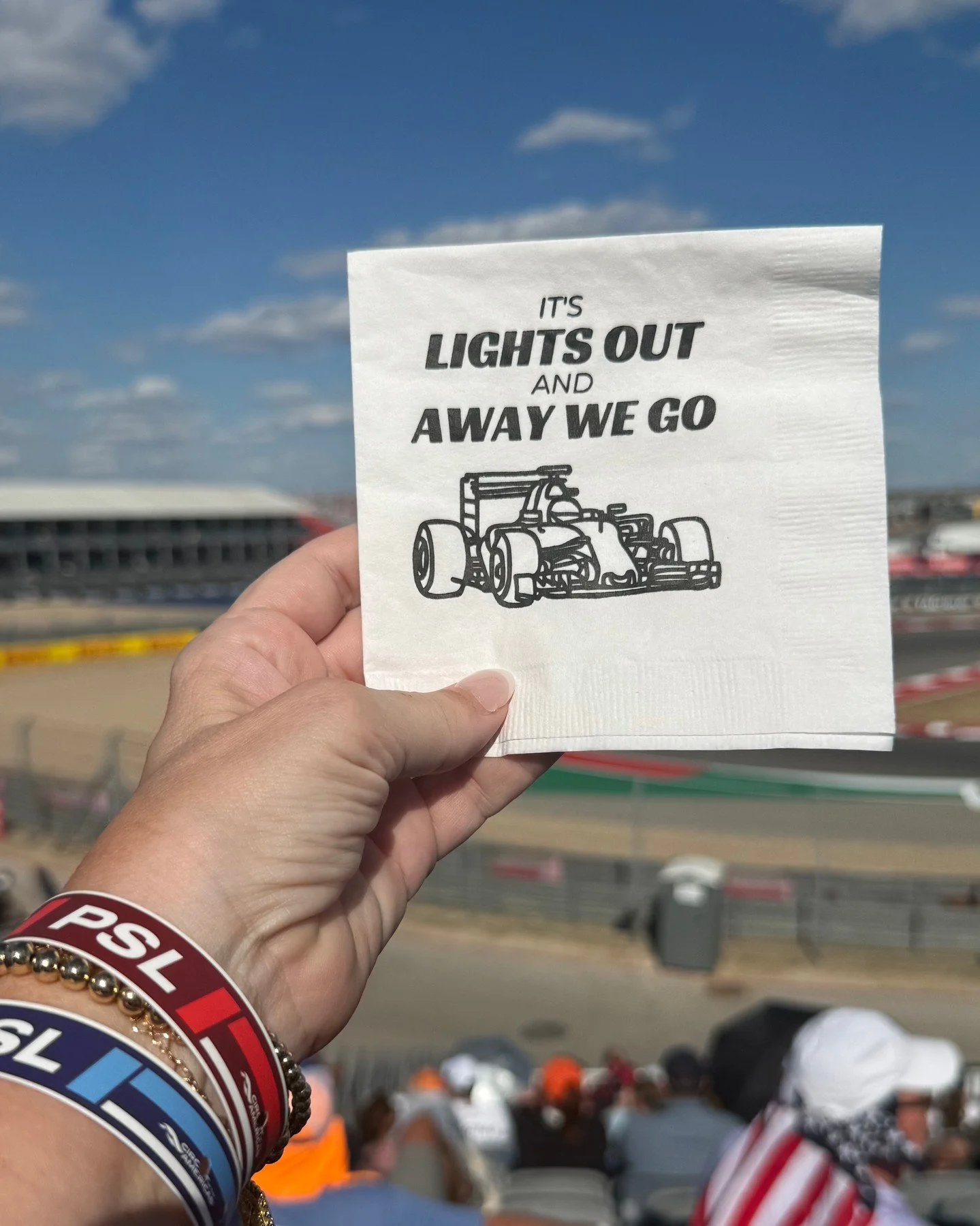 What a weekend at @cota_official it was! Keep the race day vibes going with my popular F1-inspired designs, available now in my shop #cota #usgp #boxboxbox #lightsoutandawaywego #f1 #formula1
