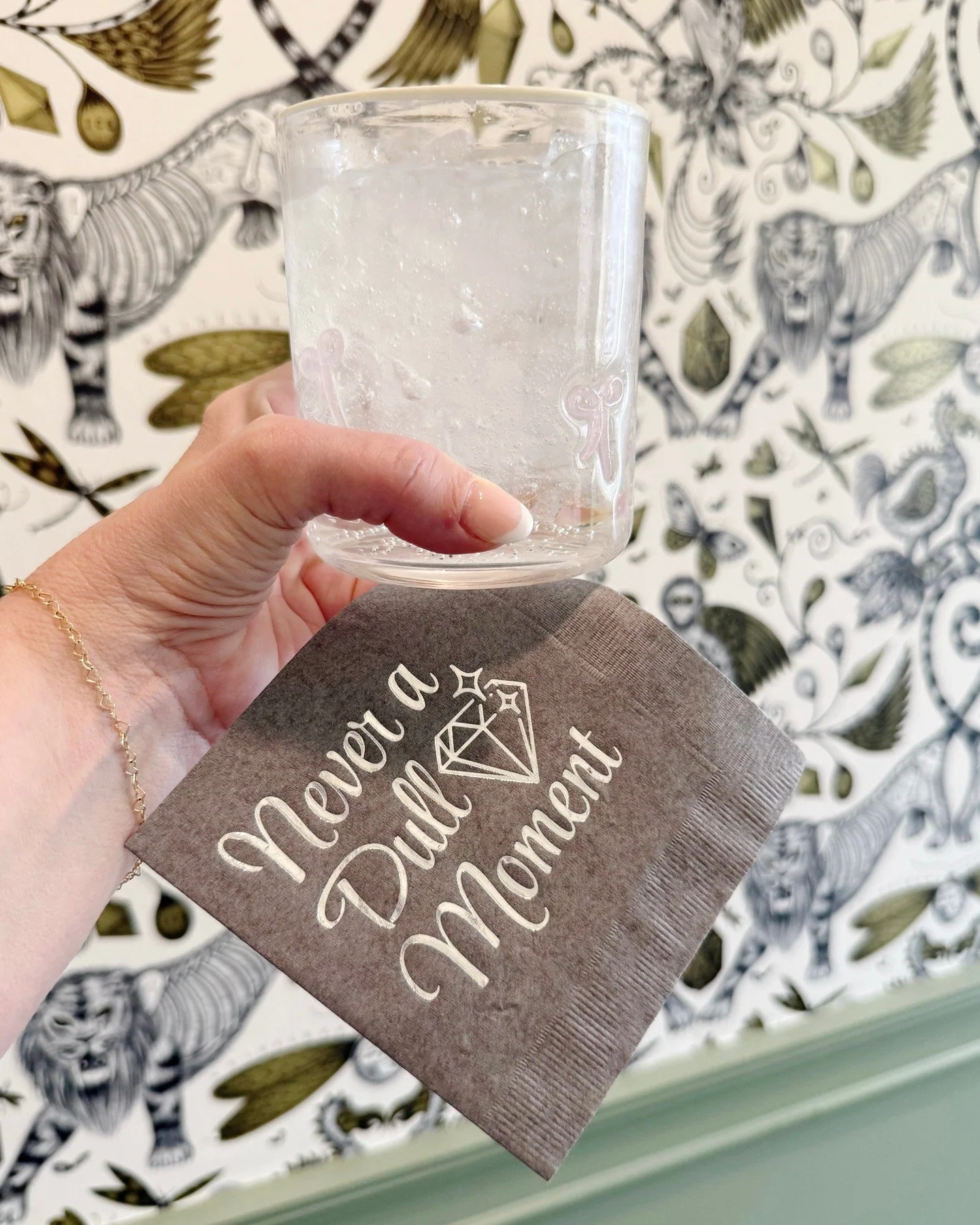 I say this at least once a day so it needed to be on a napkin!  #neveradullmoment