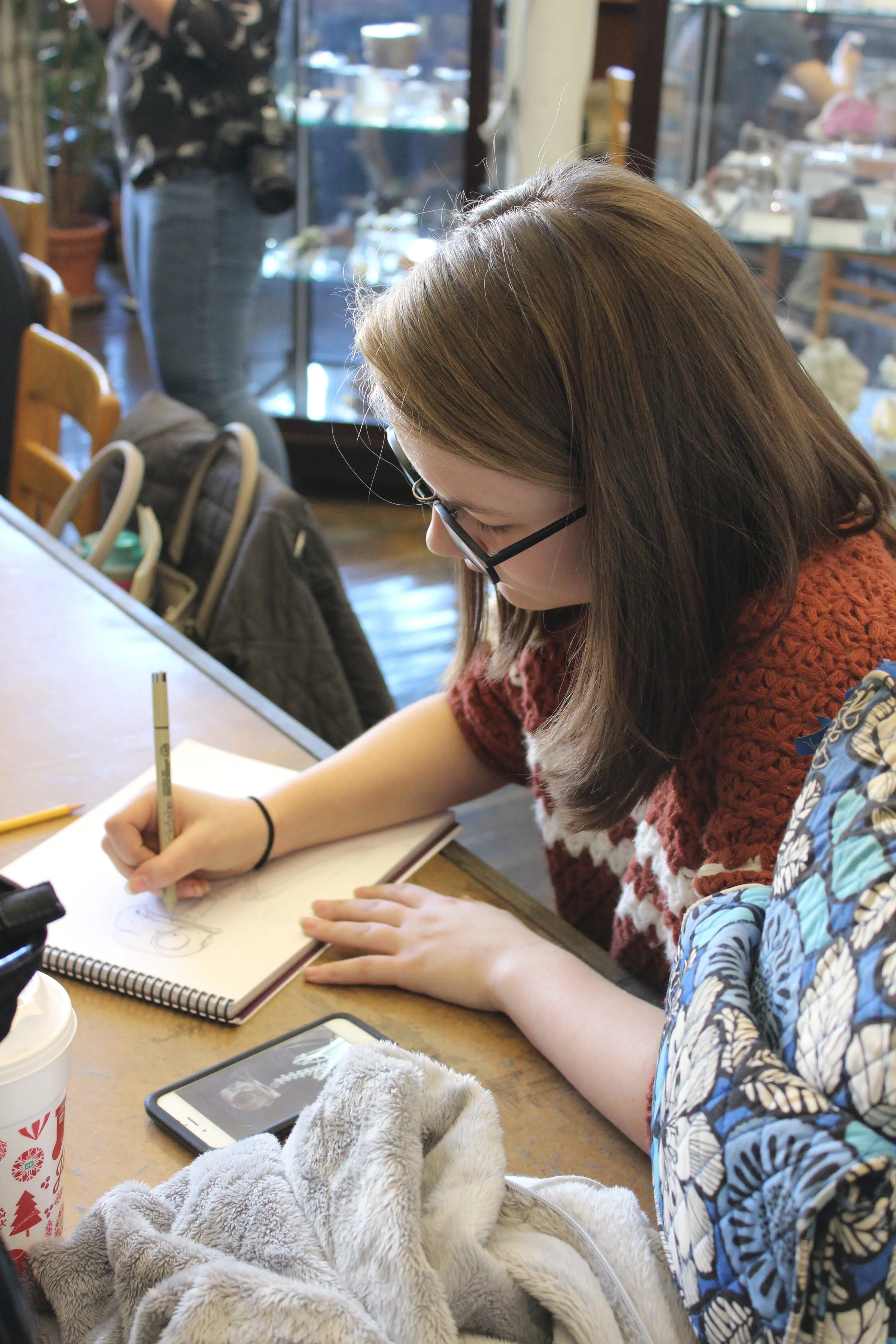 Art Field Trip to RISD Nature Lab for Observational Drawing