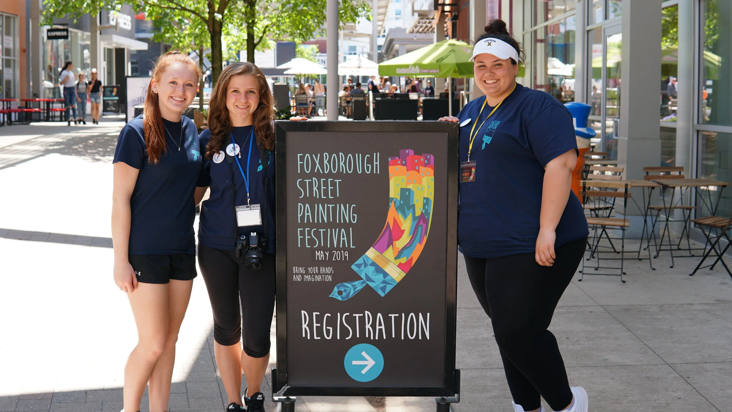 Senior Project for Foxborough Street Painting Festival