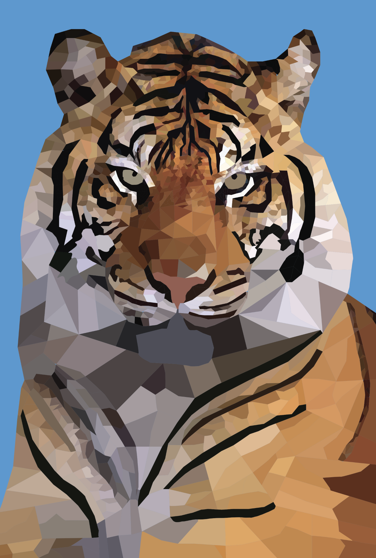 Low Poly Drawing by Jowell Batista, gr11