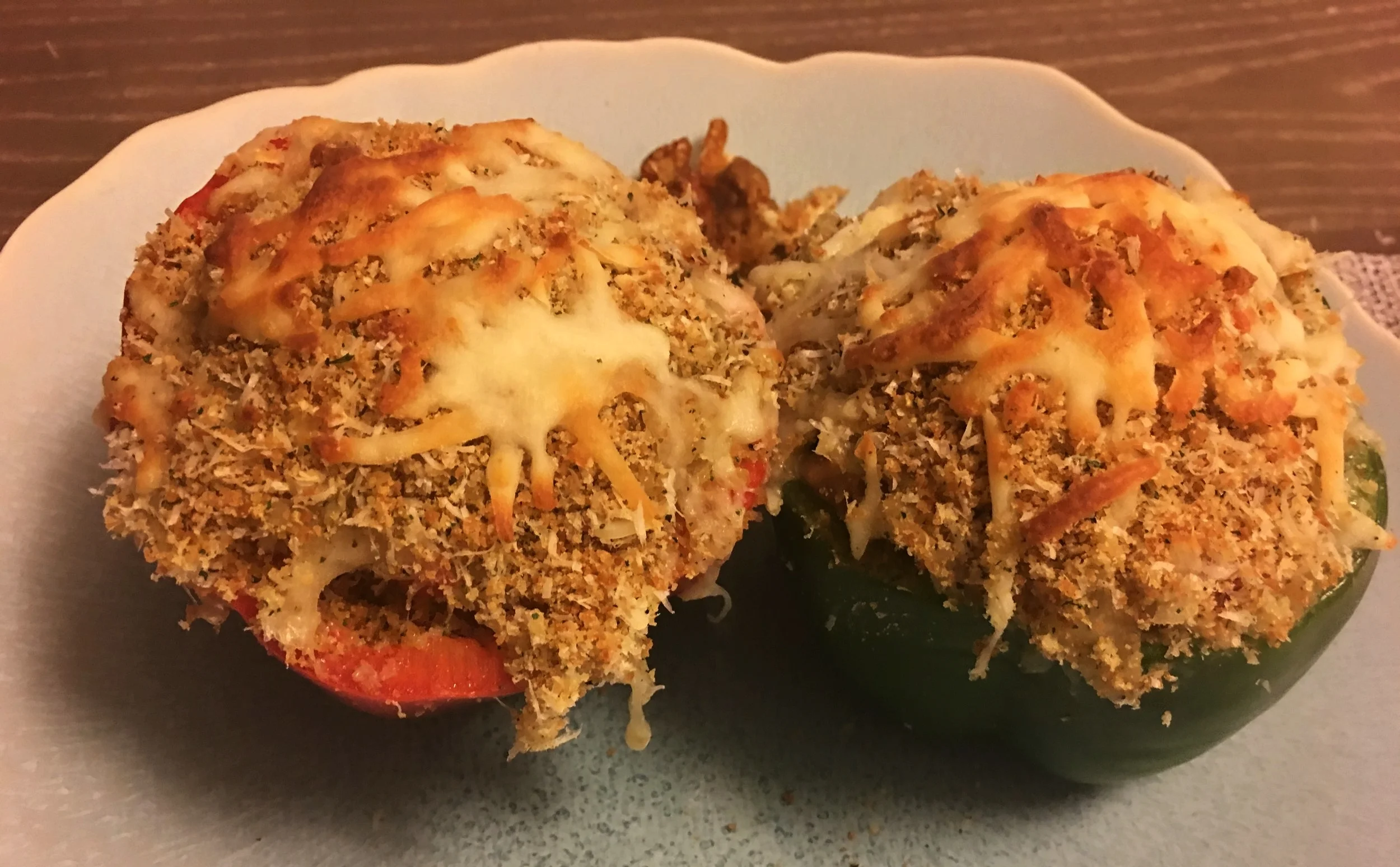 Pretty on the plate! Or do they look like weirdly colorful muffins? 