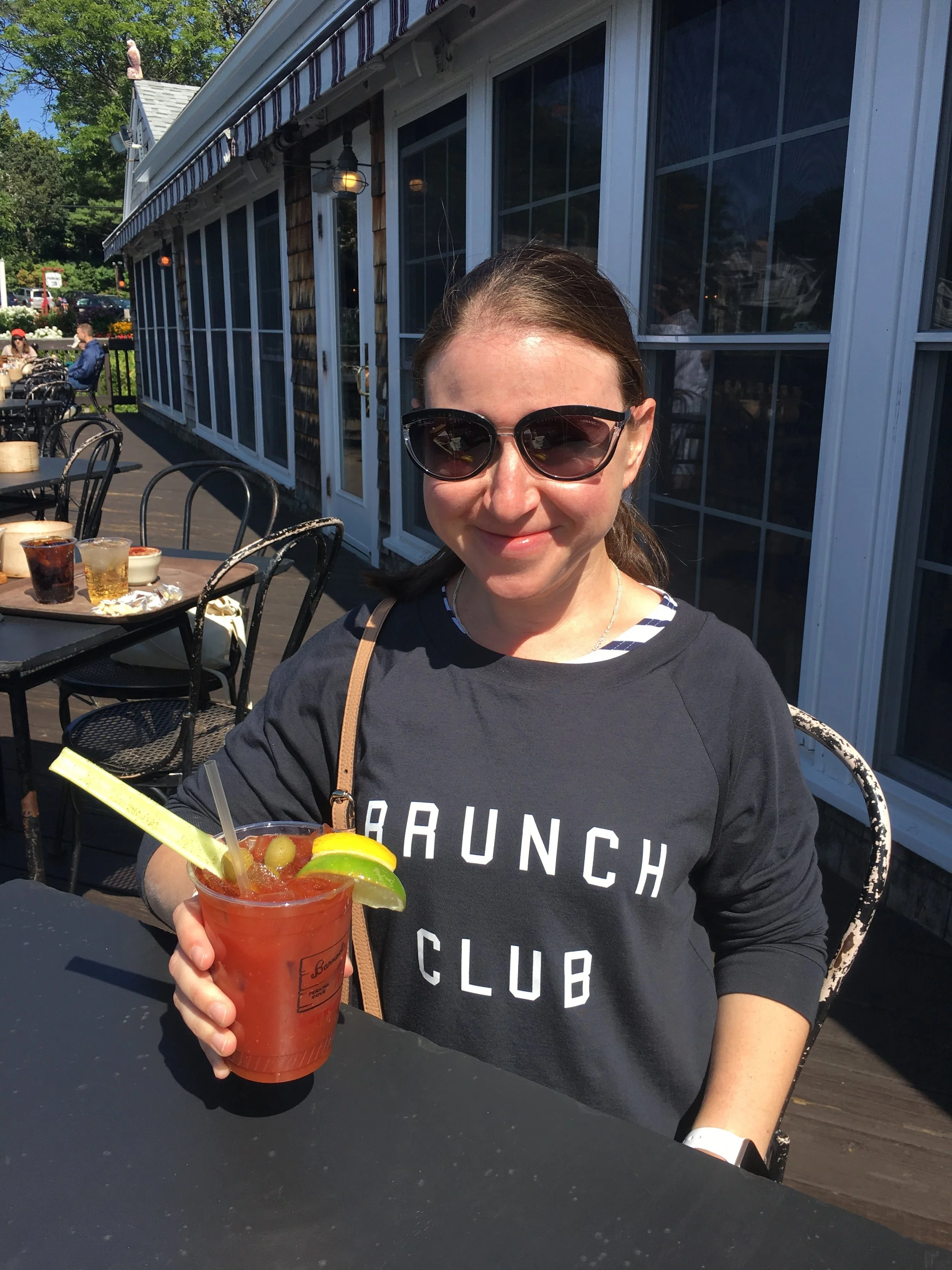 Yes, that's a Brunch Club shirt. I freaking love it. Softest shirt ever. And a bit appropriate (ironic?) given the Bloody Mary. C'est la vie!&nbsp;