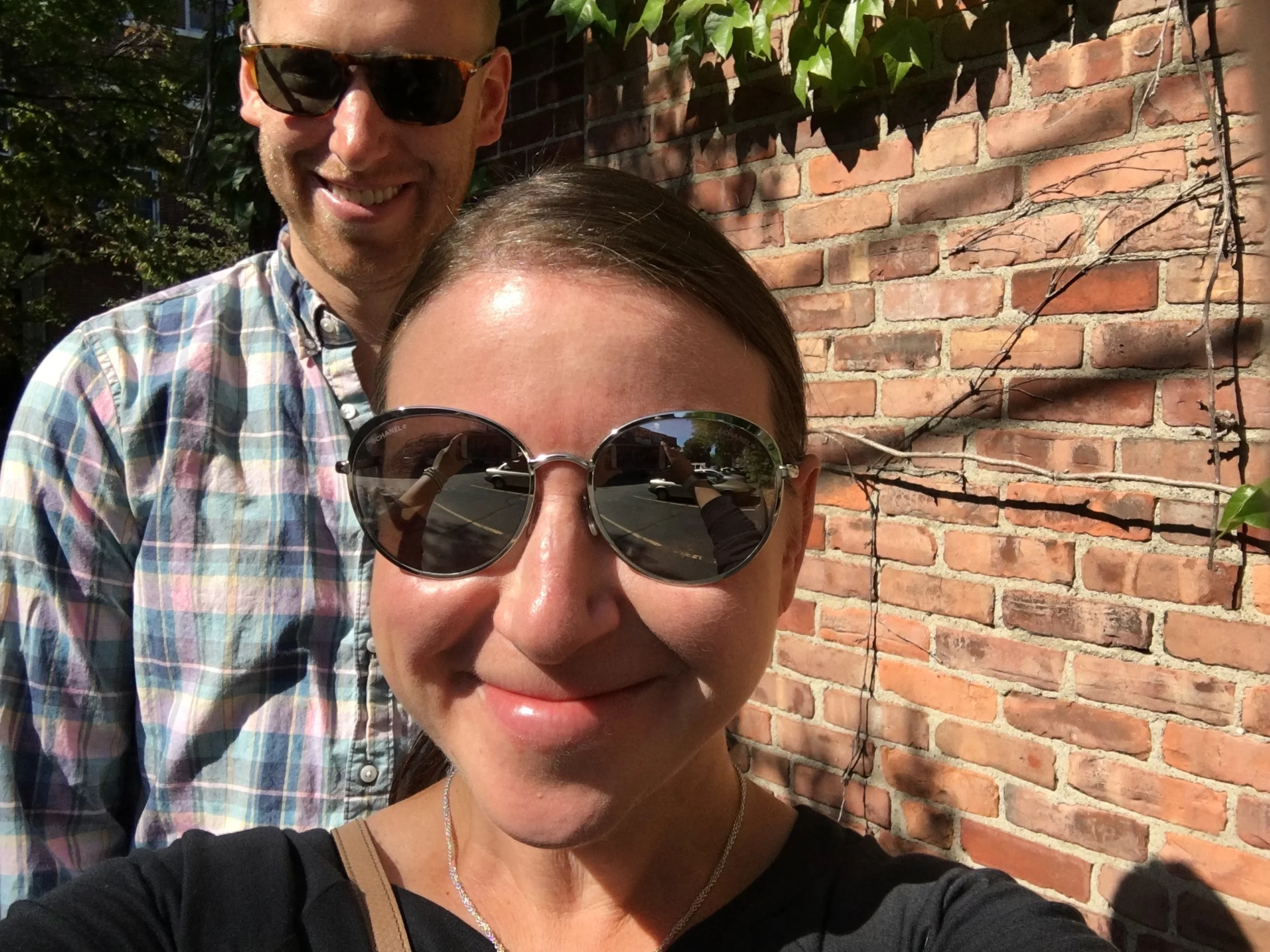 Selfie in the sun. Shades required. 