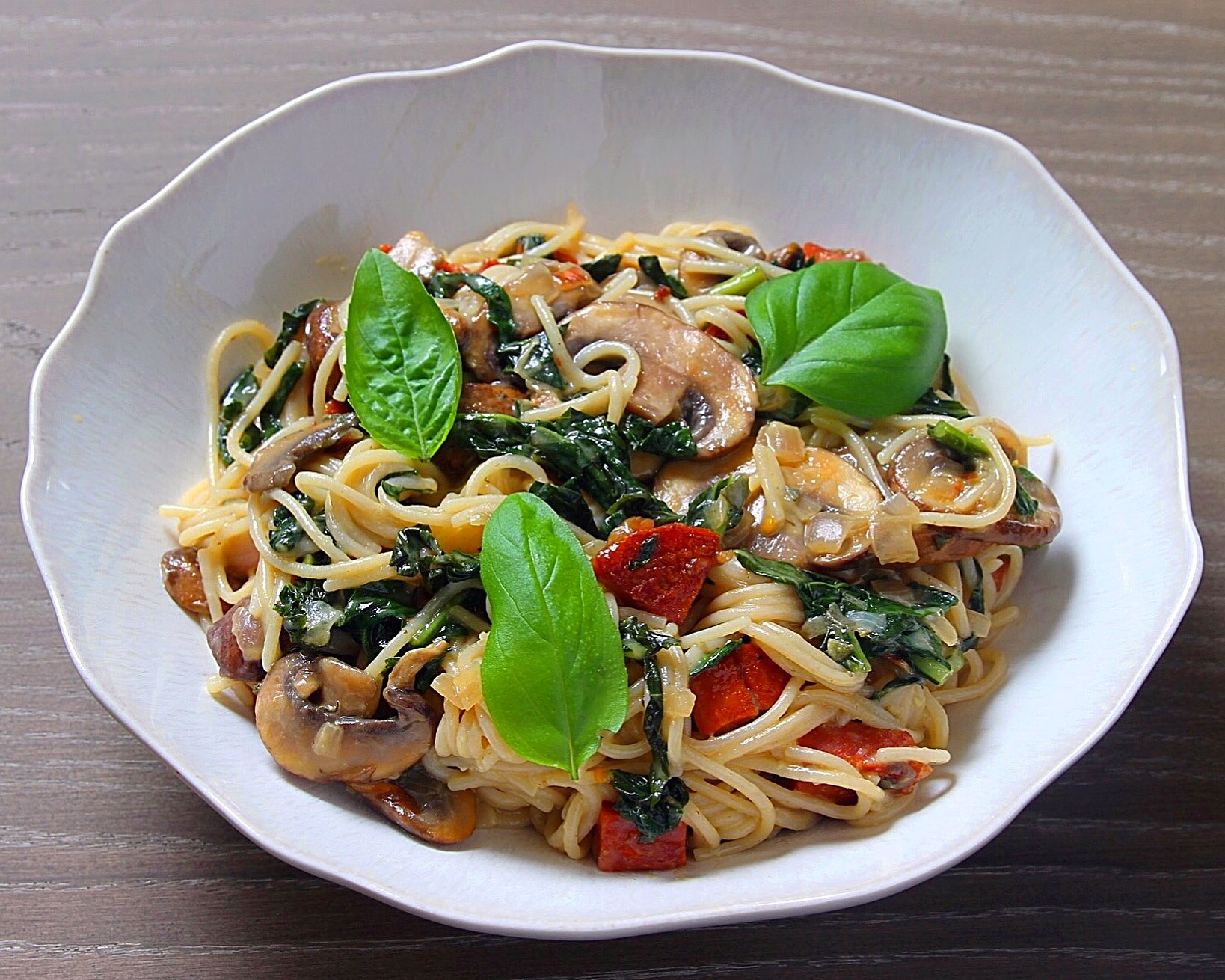 This capellini carbonara might need to sneak into a pasta Tuesday very soon... 