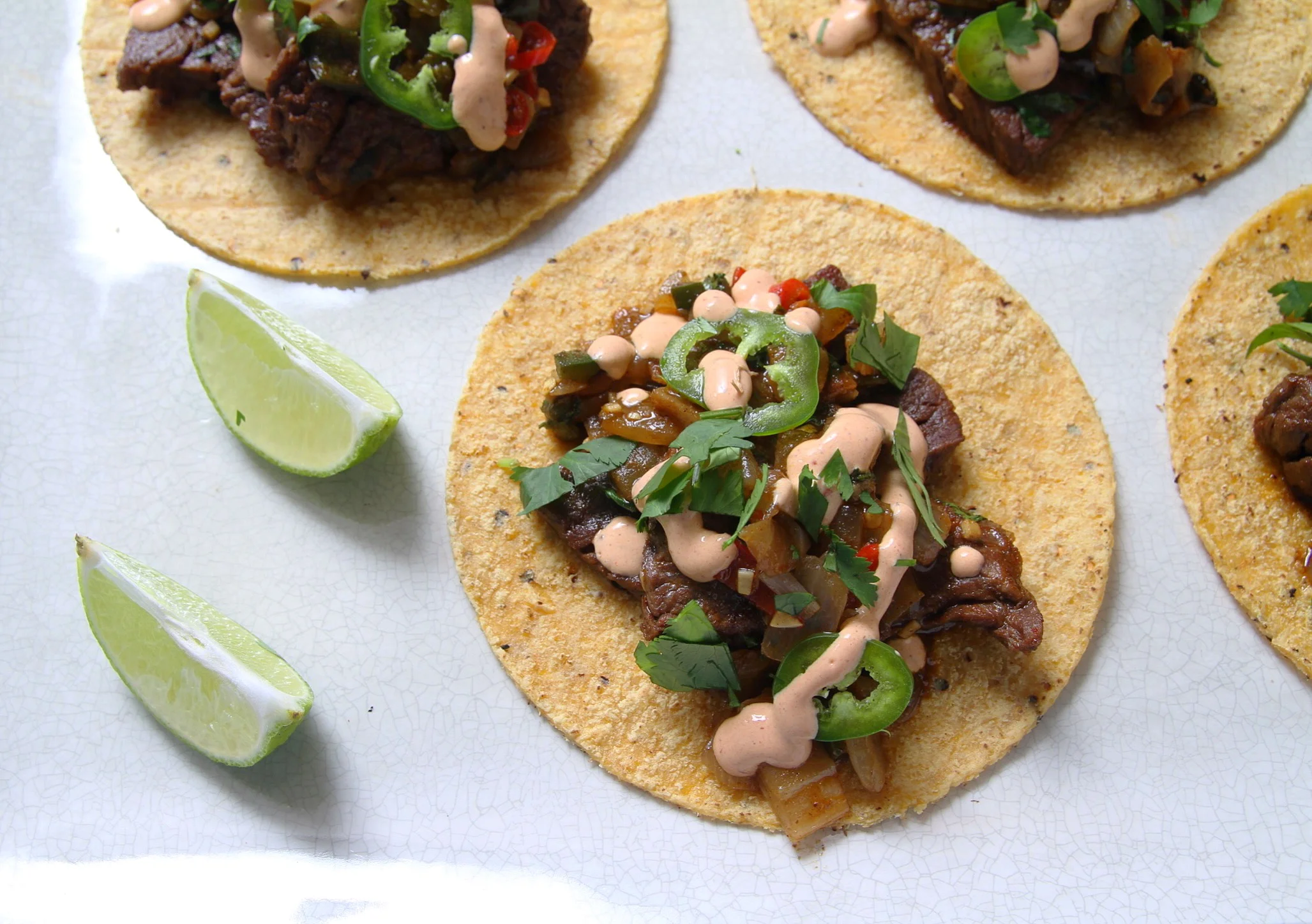 Spicy (extra spicy) Beef Tacos