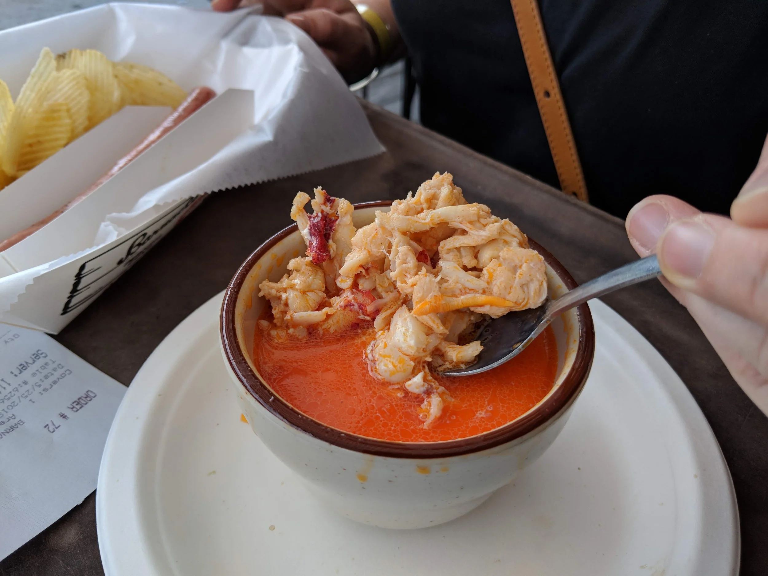 Lobster bisque.