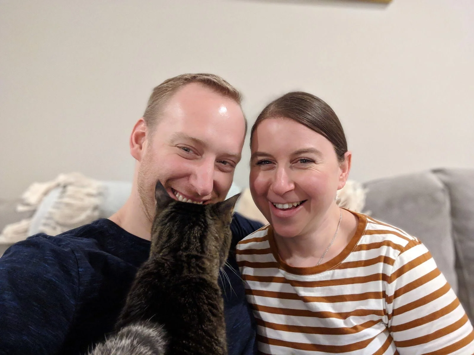 Well, at least two of us were looking at the camera. 😂