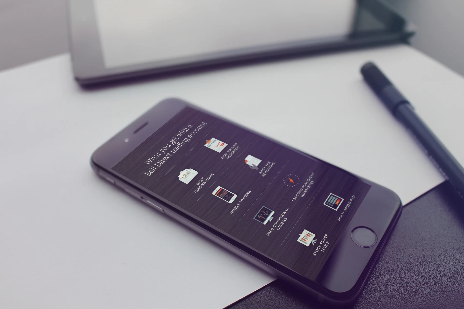 Website design - mobile - Bell Direct