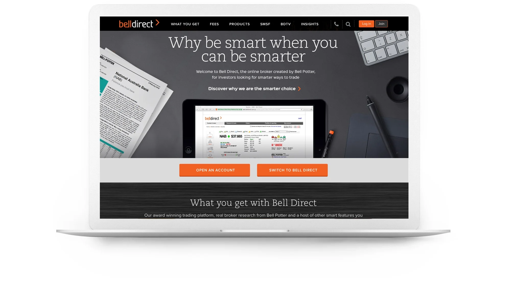 Website Design - Bell Direct