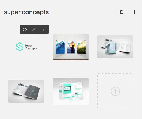 Squarespace gallery image edit