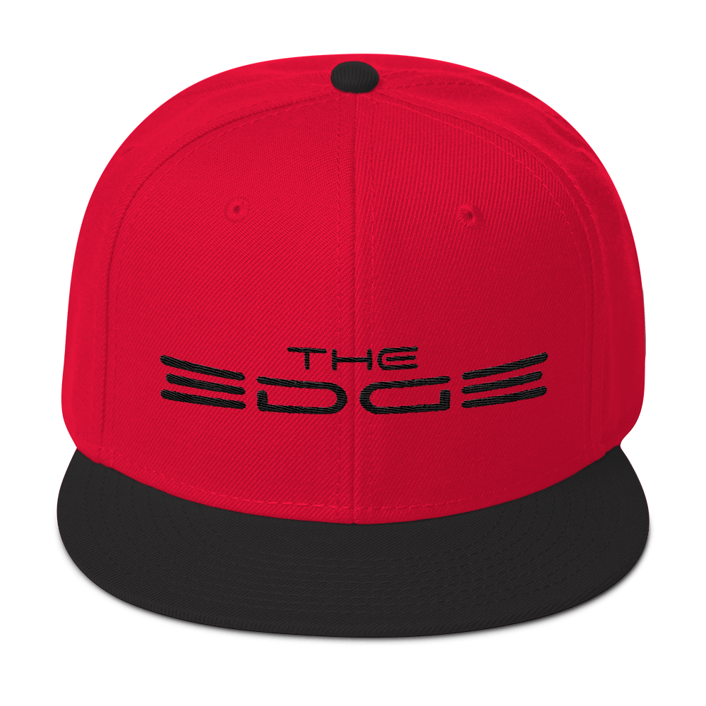 "The Edge" Snapback (Red/Black)