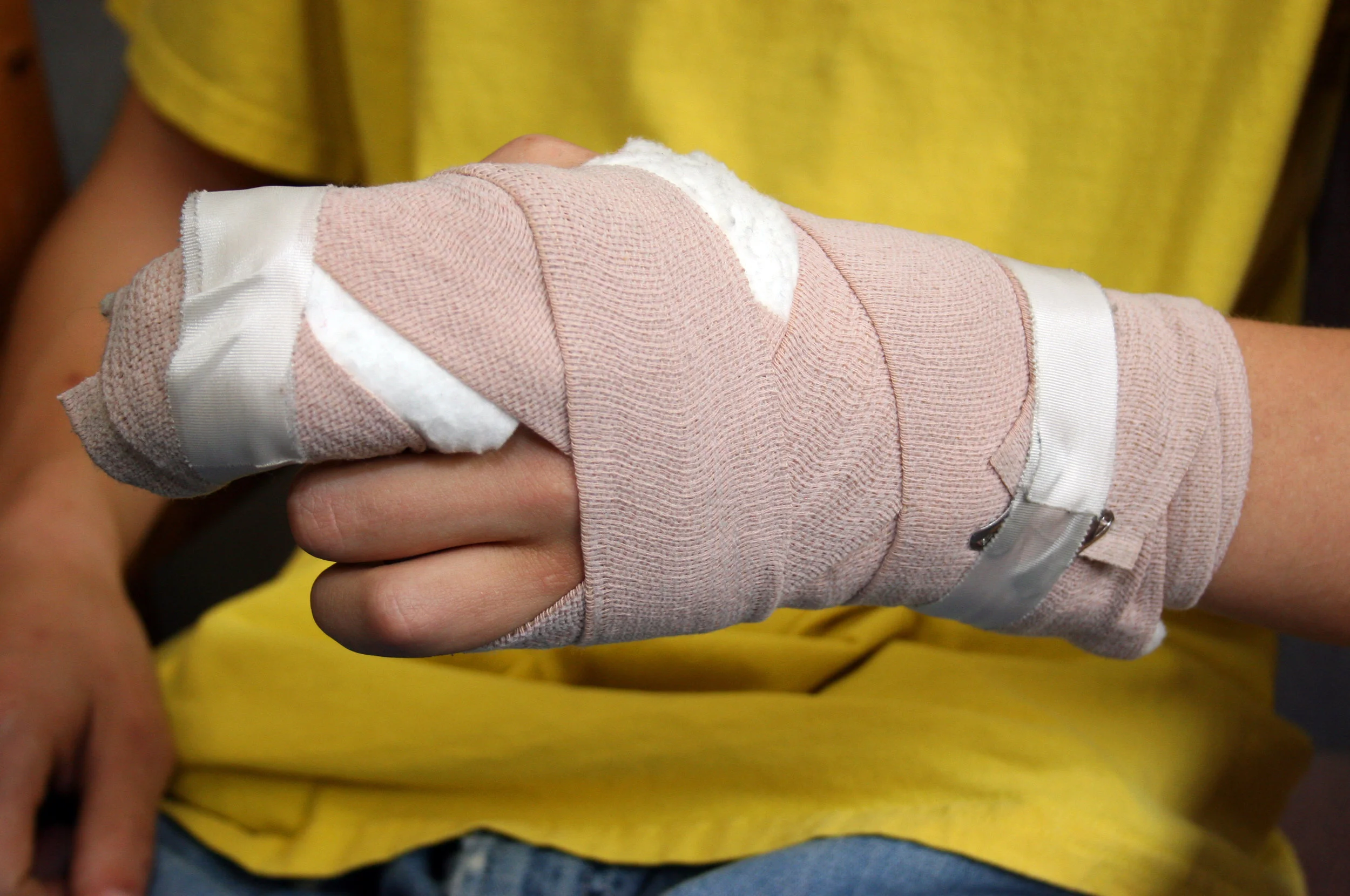 Student injured while on school grounds or in care of school.