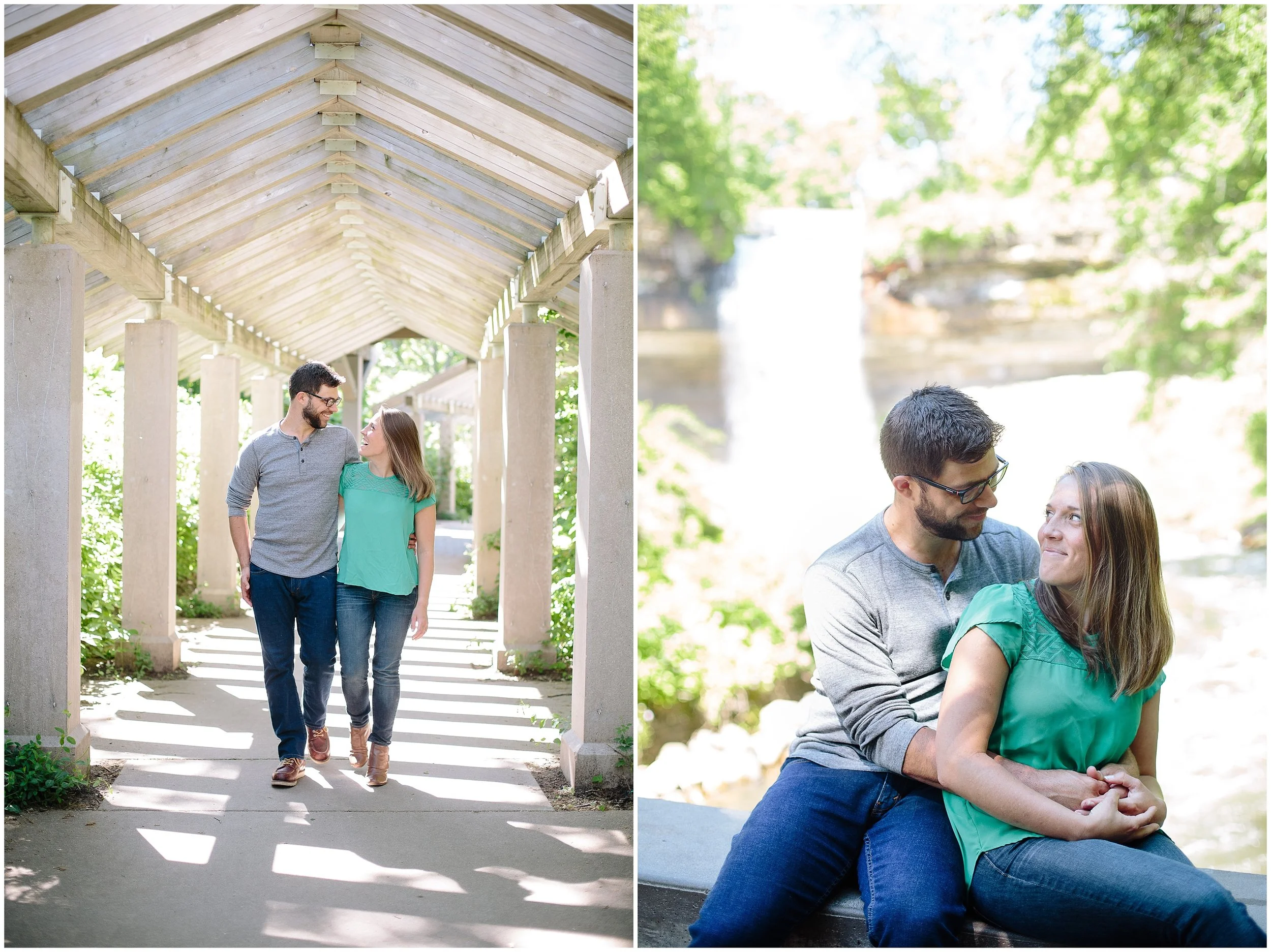 Minnehaha Falls Engagement Session