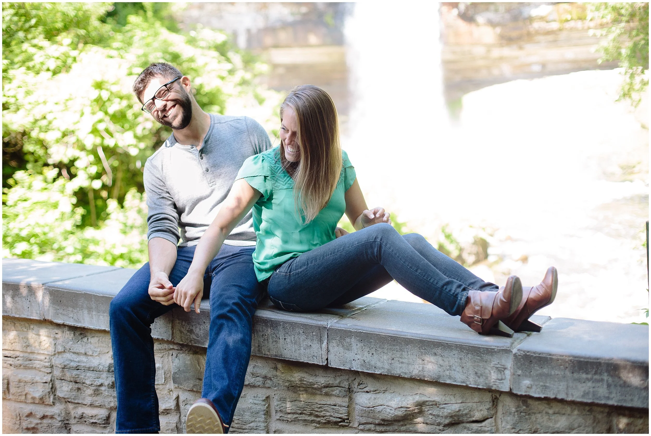 Minnehaha Falls Engagement Session
