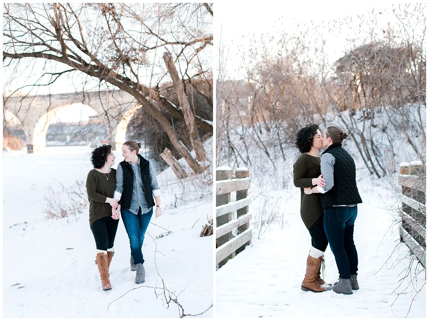 Gay weddings Minnesota Engagement session