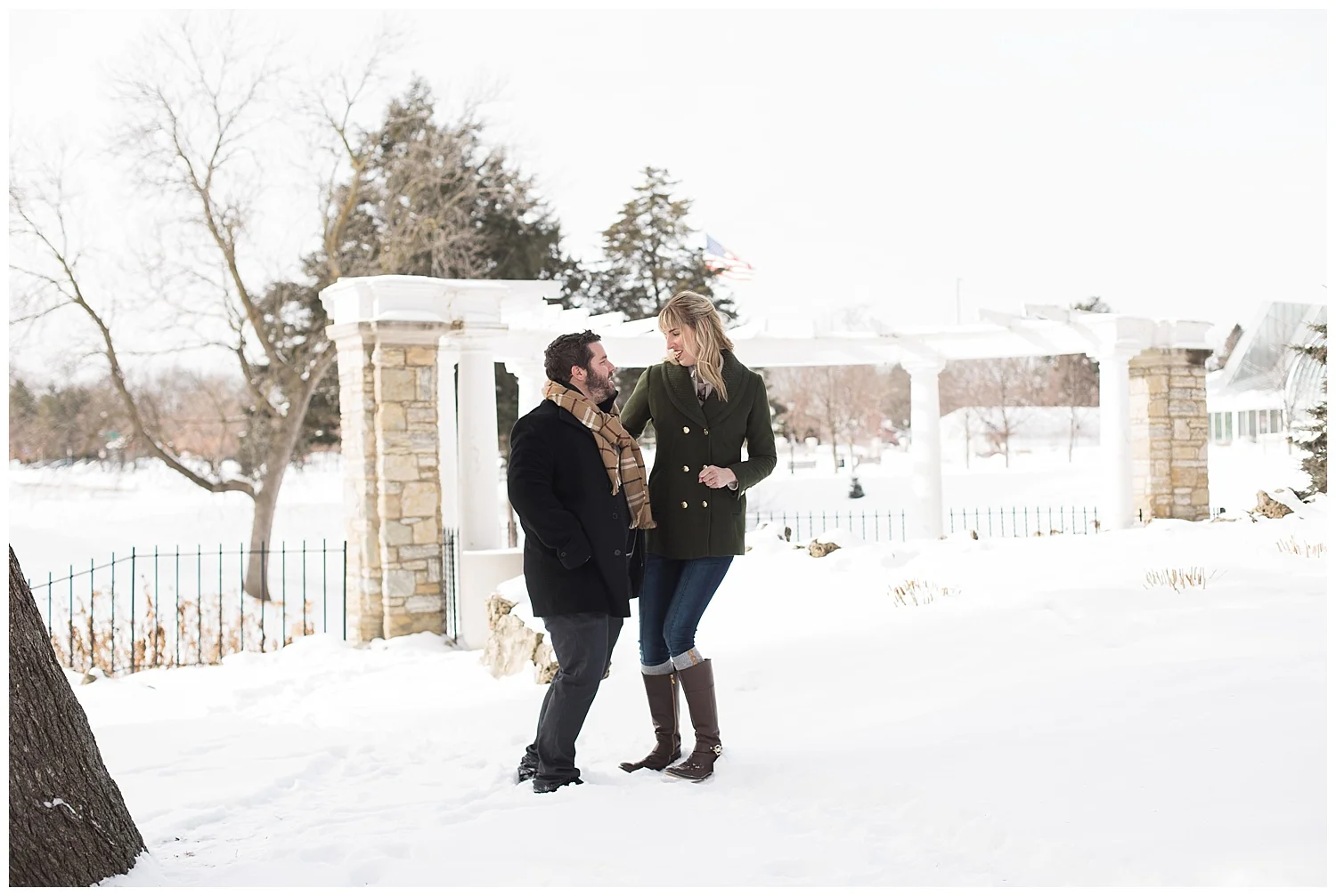 Lauren Baker Photography Como Conservatory engagement session