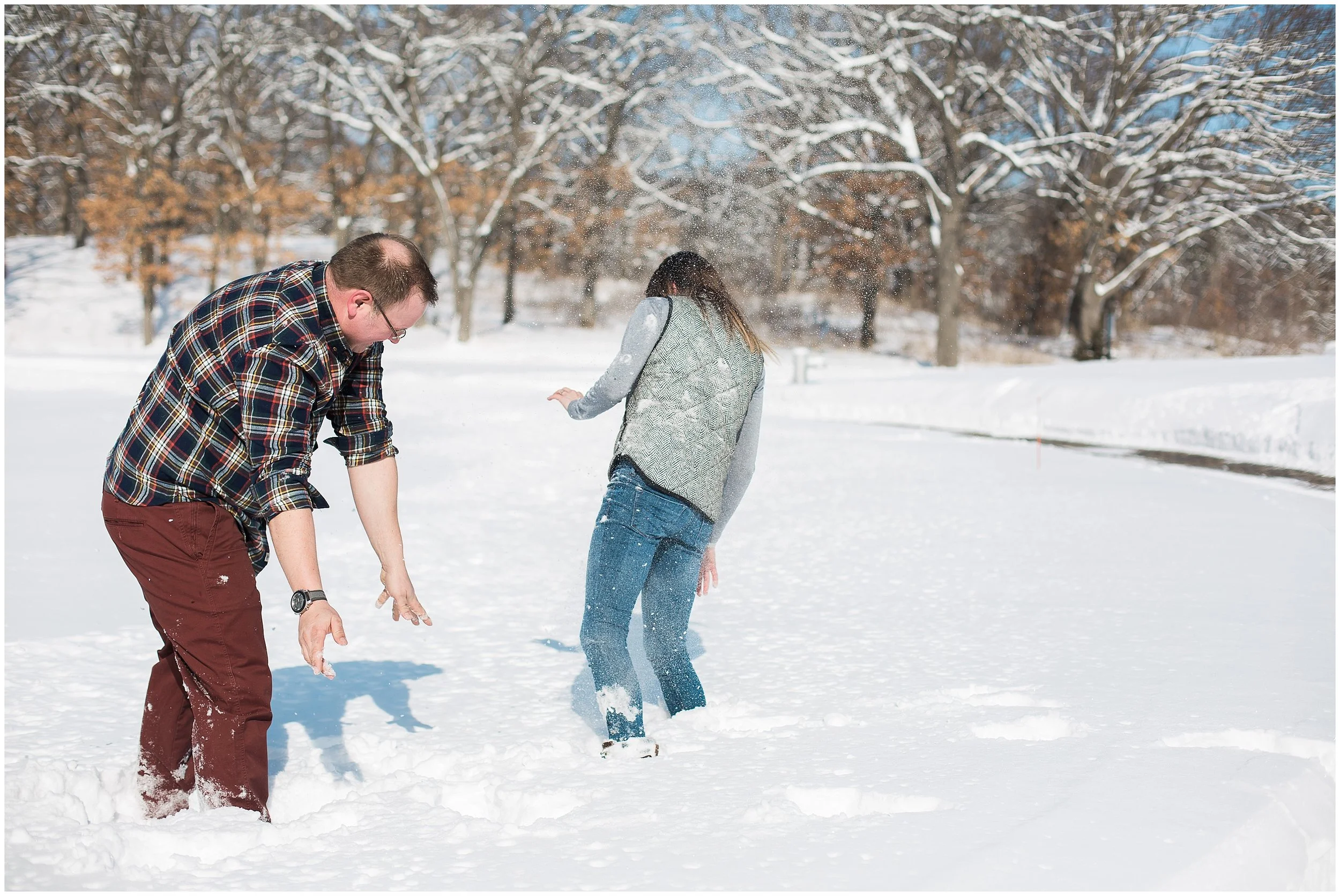Silverwood Park engagement session with Lauren Baker Photography