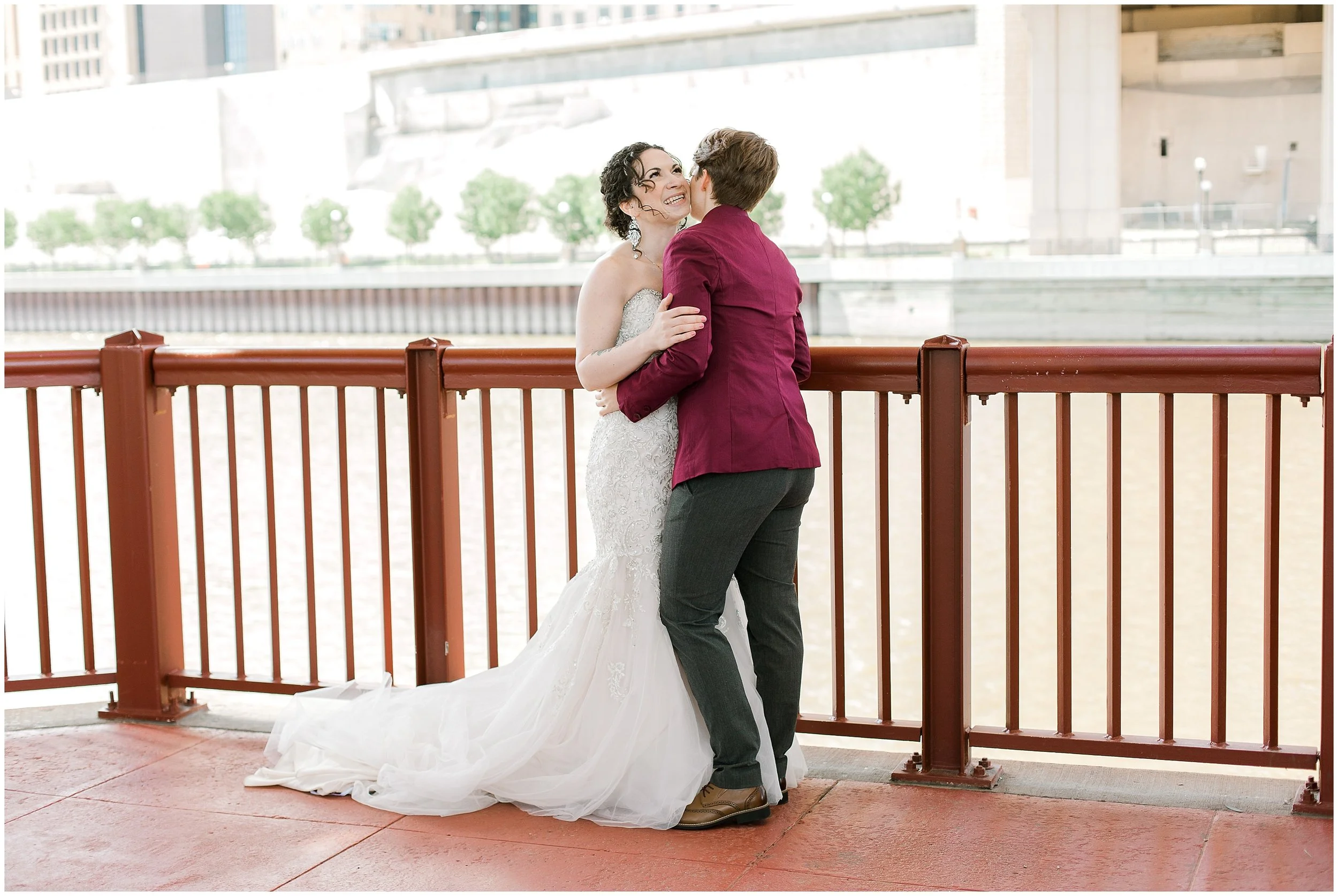 Minnesota Boat Club LBGTQ wedding with Lauren Baker Photography Wedding photographer Minnesota gay wedding