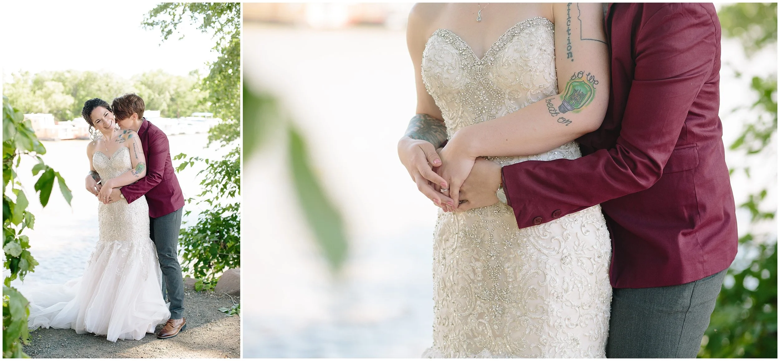 Minnesota Boat Club LBGTQ wedding with Lauren Baker Photography Wedding photographer Minnesota gay wedding