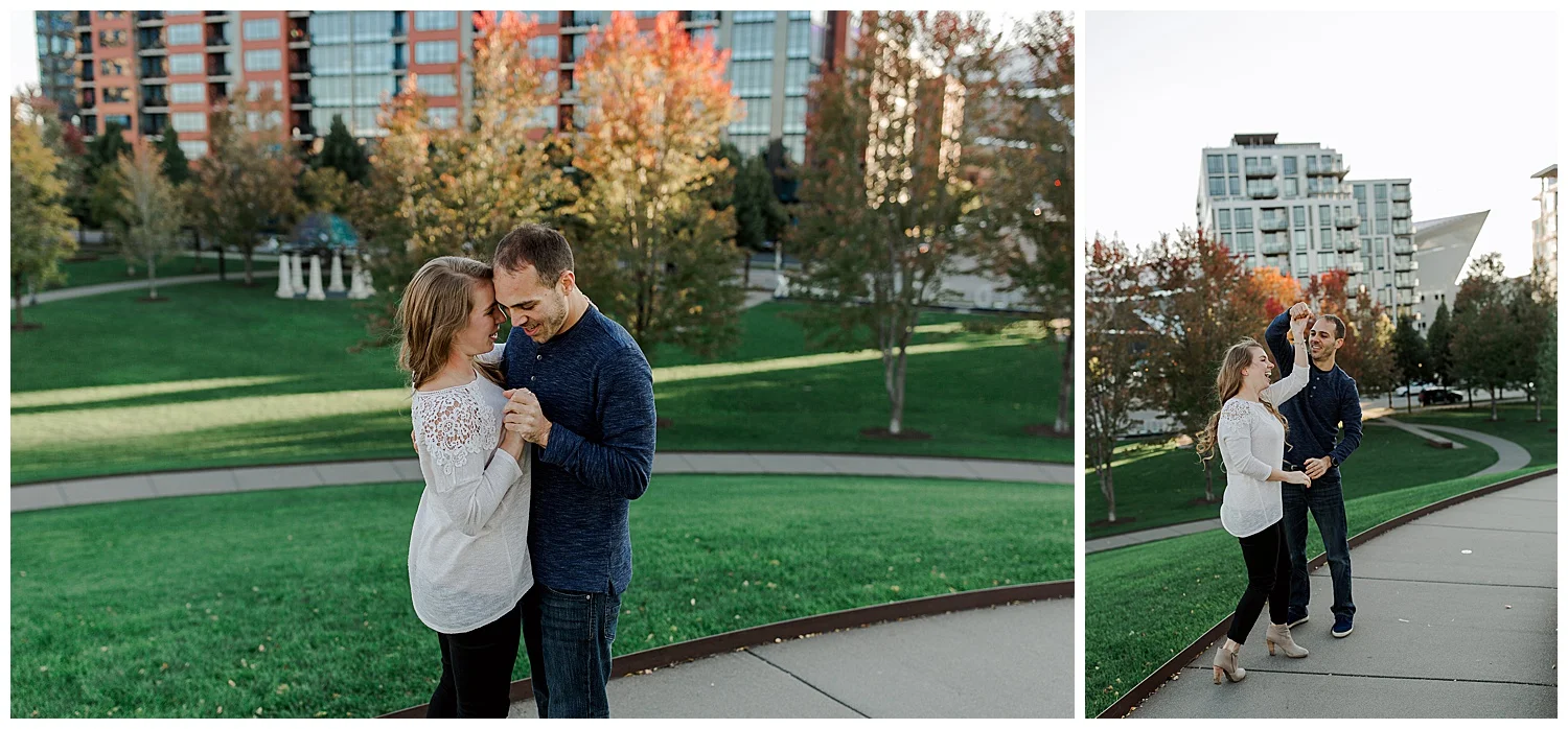 Lauren Baker Photography Gold Medal Park Engagement Photography Minneapolis Minnesota