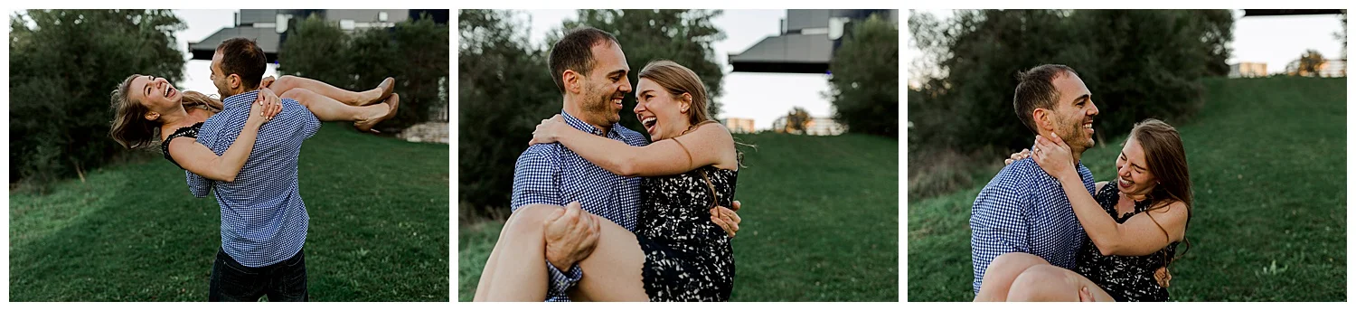Lauren Baker Photography Gold Medal Park Engagement Photography Minneapolis Minnesota