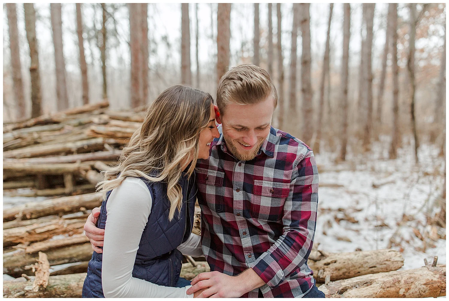 Lauren Baker Photography Rice Creek North Regional Trail Minnesota wedding engagement photography
