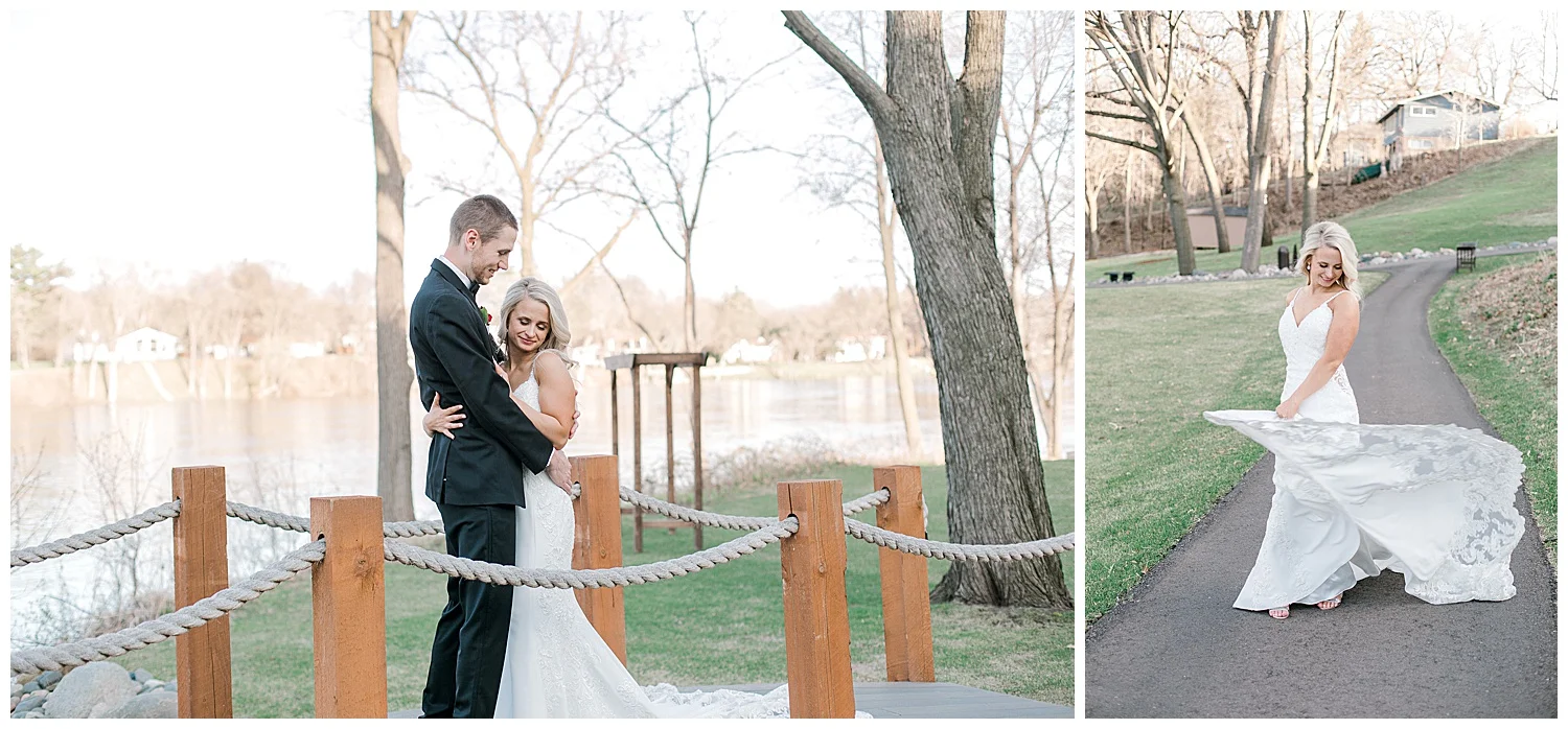 Lauren Baker Photography Leopold's Mississippi Gardens Spring Minnesota Wedding