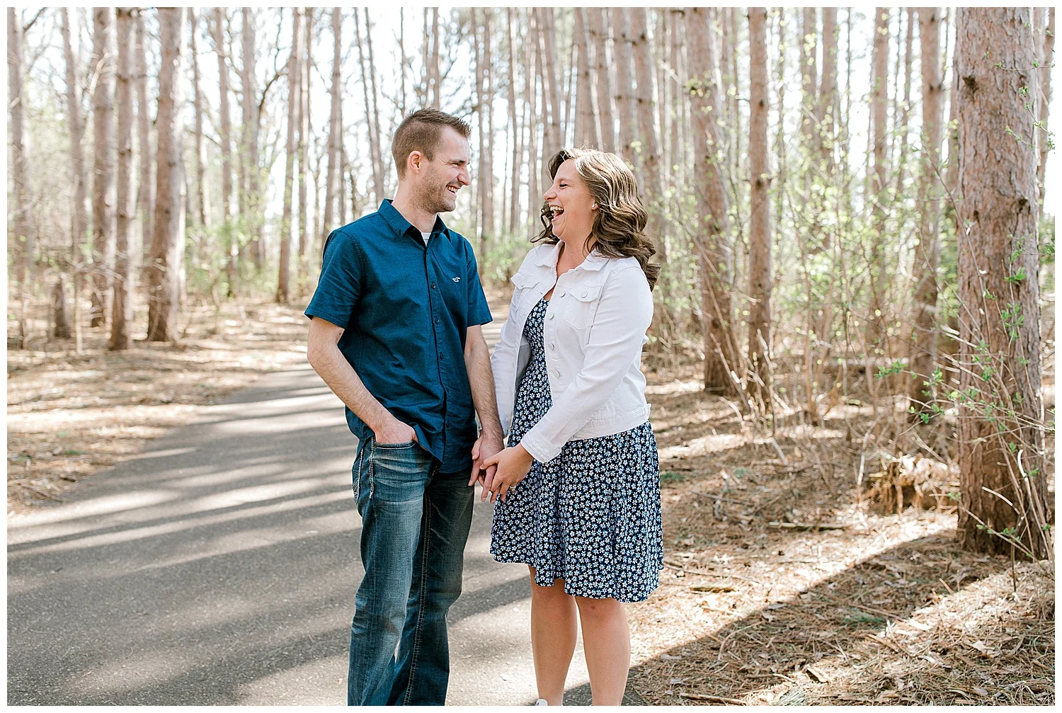 Lauren Baker Photography Rice Creek North Regional Trail Minnesota engagement session