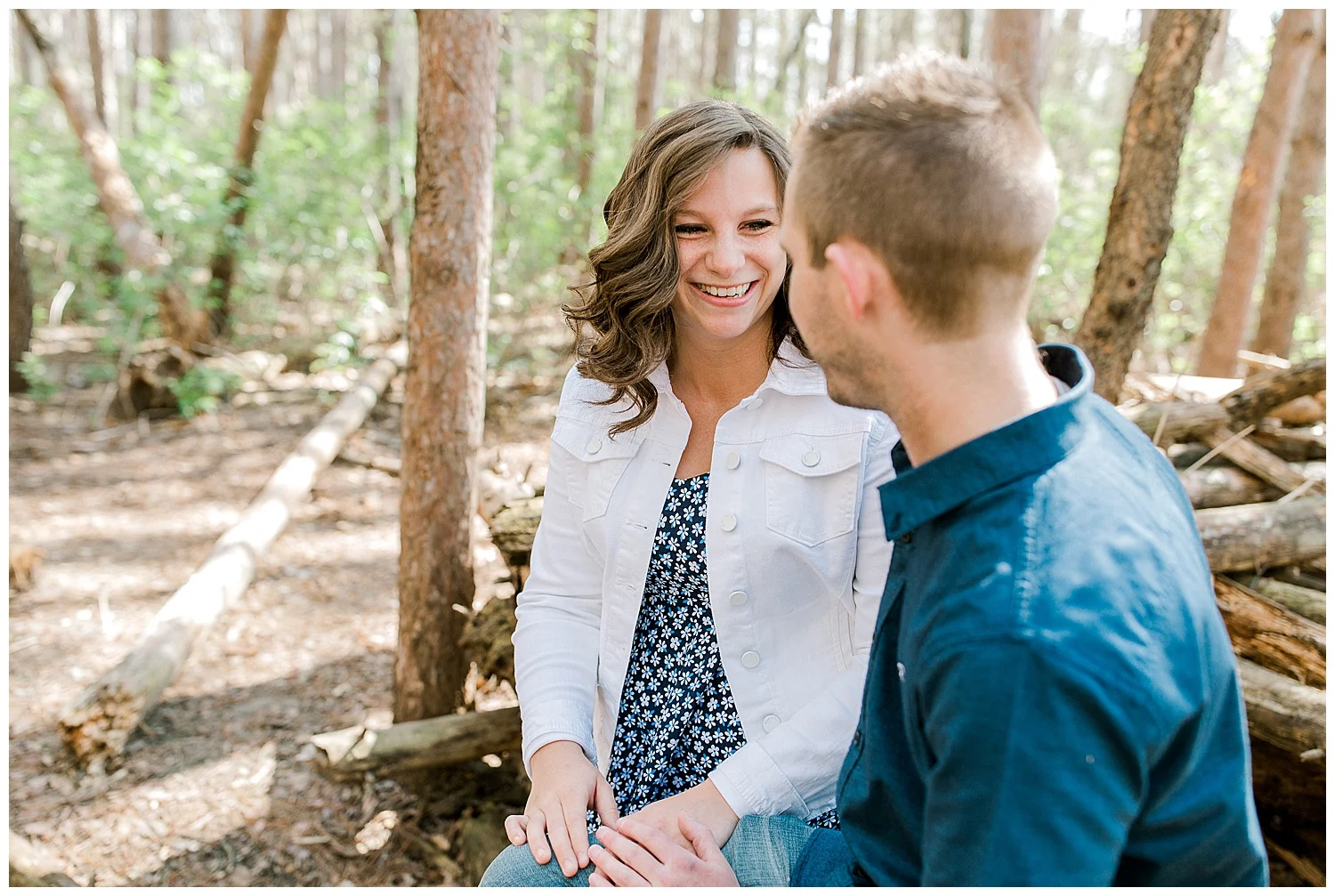 Lauren Baker Photography Rice Creek North Regional Trail Minnesota engagement session